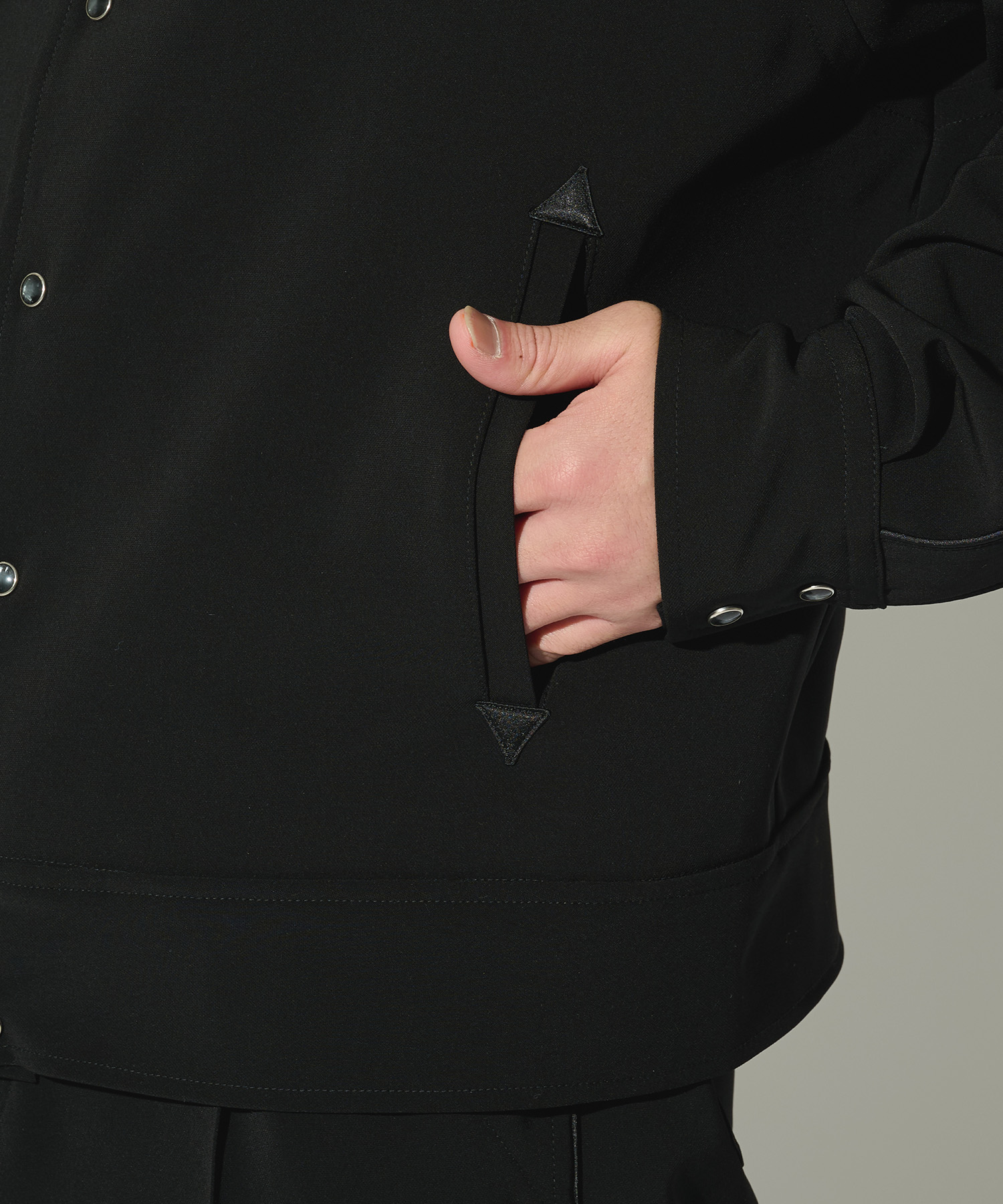 別注 Piping Cowboy Jacket - Poly Double Cloth NEEDLES