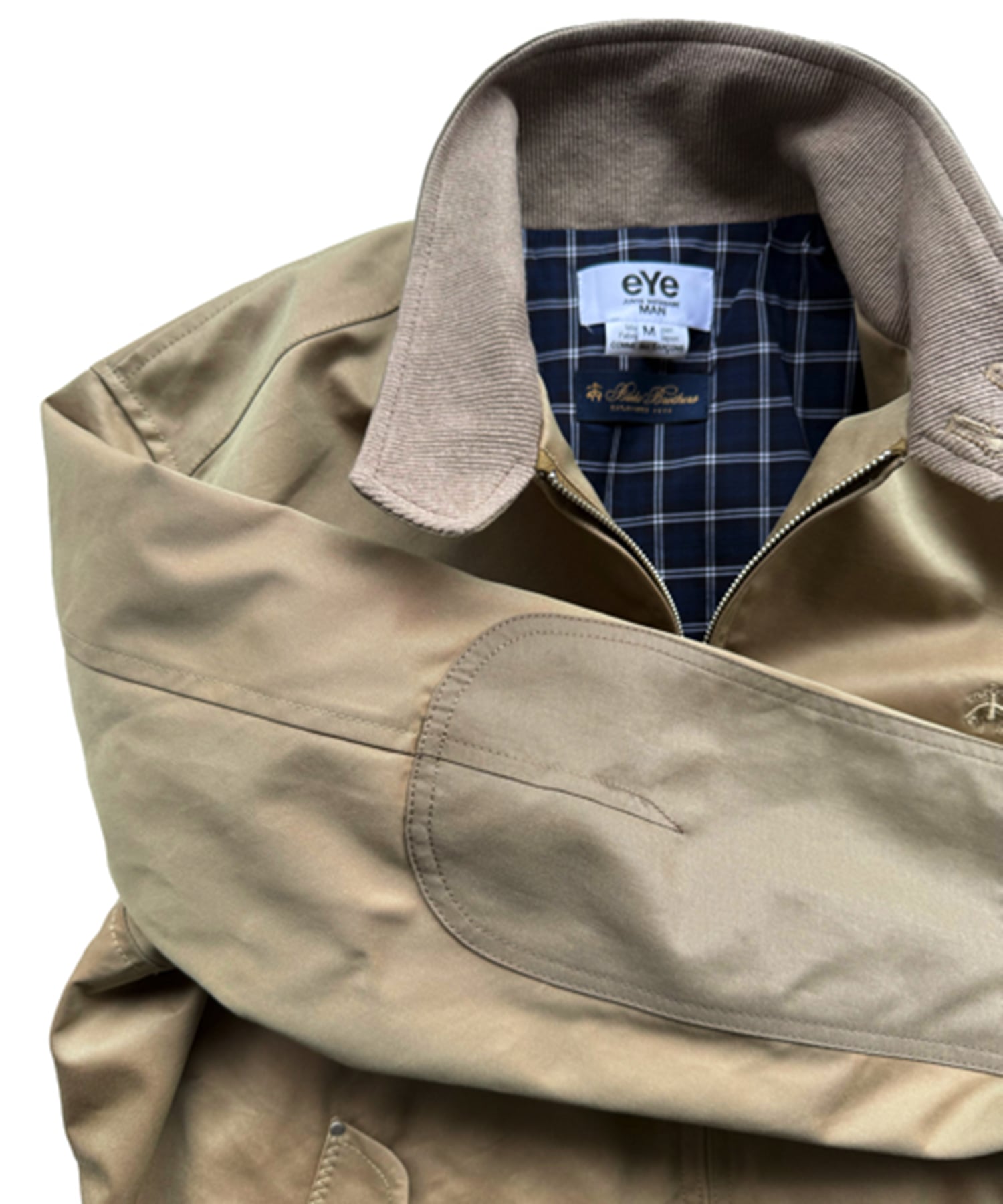 綿エステルギャバ BROOKS BROTHERS Wネーム JUNYA WATANABE MAN