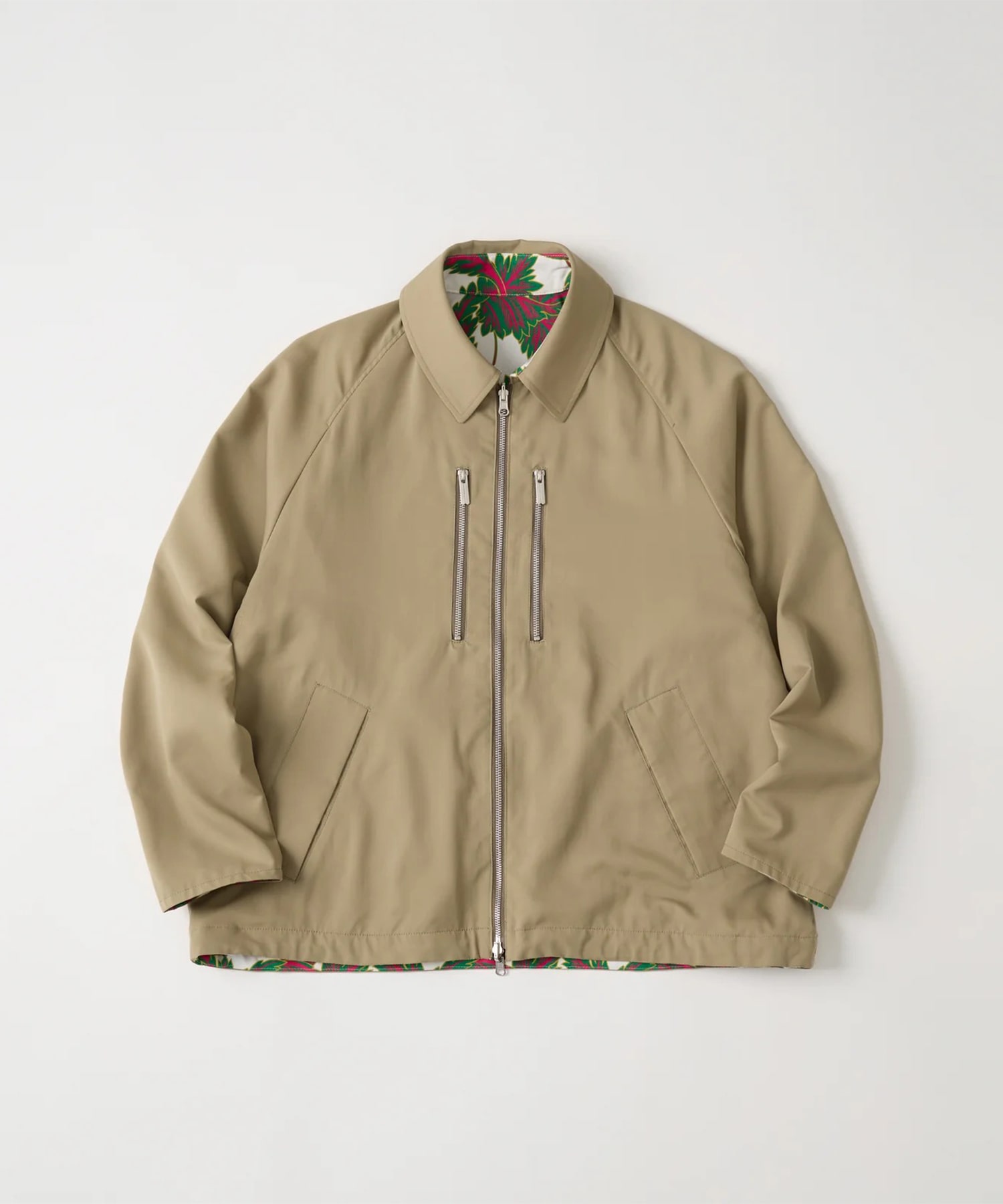 BOTANICAL PATTERN REVERSIBLE BLOUSON White Mountaineering