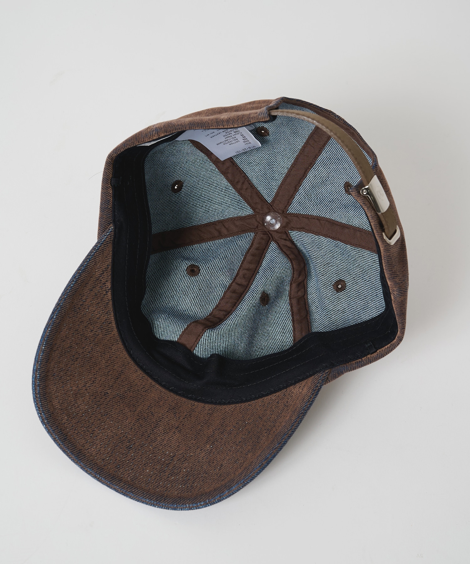 別注 FLOCKY PRINTED DENIM 6PANEL CAP KIJIMA TAKAYUKI