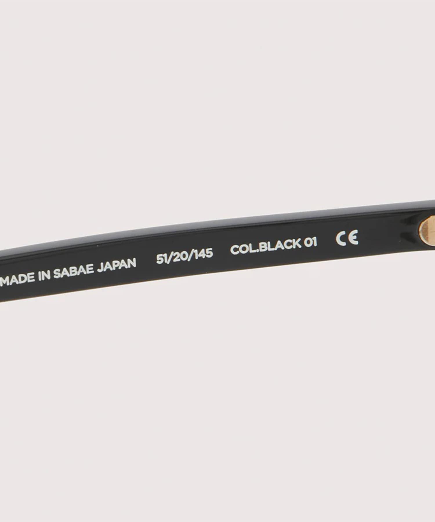 YUGEN #1 GLOSS BLACK & CHAMPAGNE GOLD × CLEAR to GREY NOCHINO OPTICAL
