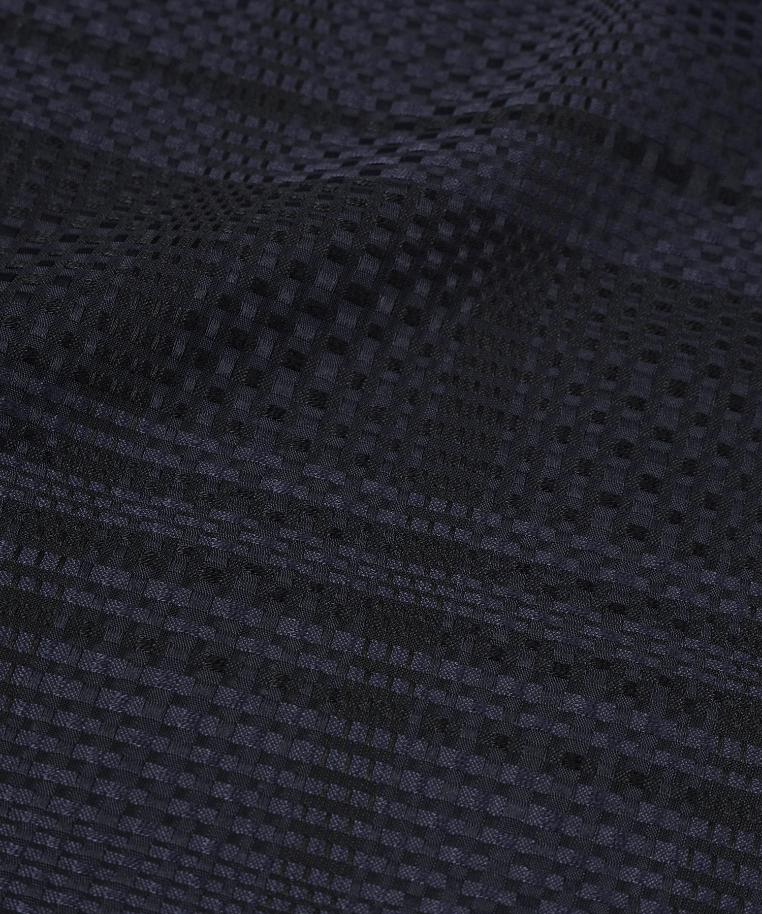 Sheer Tile Check Chin Tab Shirt CULLNI