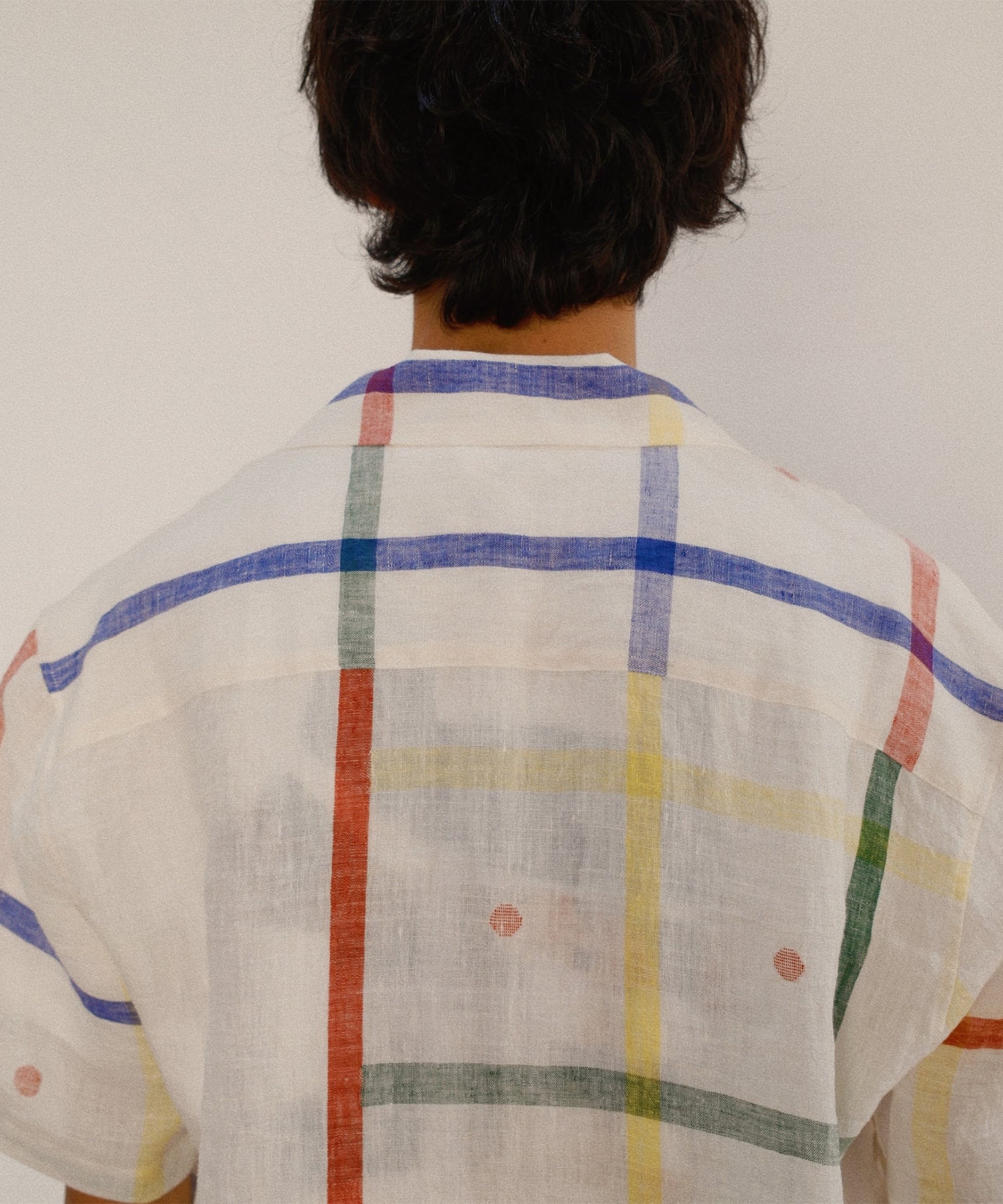 Embroidered Jamdani Shirt KHOKI