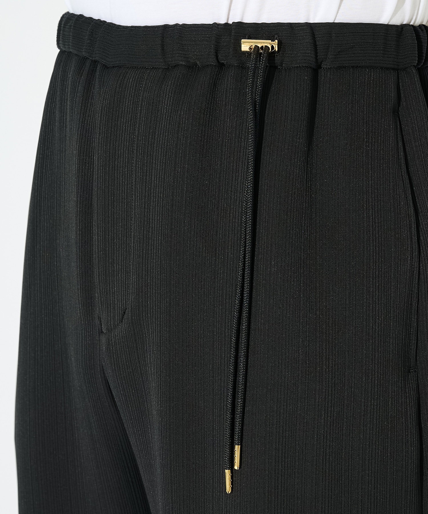 別注 Cord pique Drawstring Relaxed Pants CULLNI