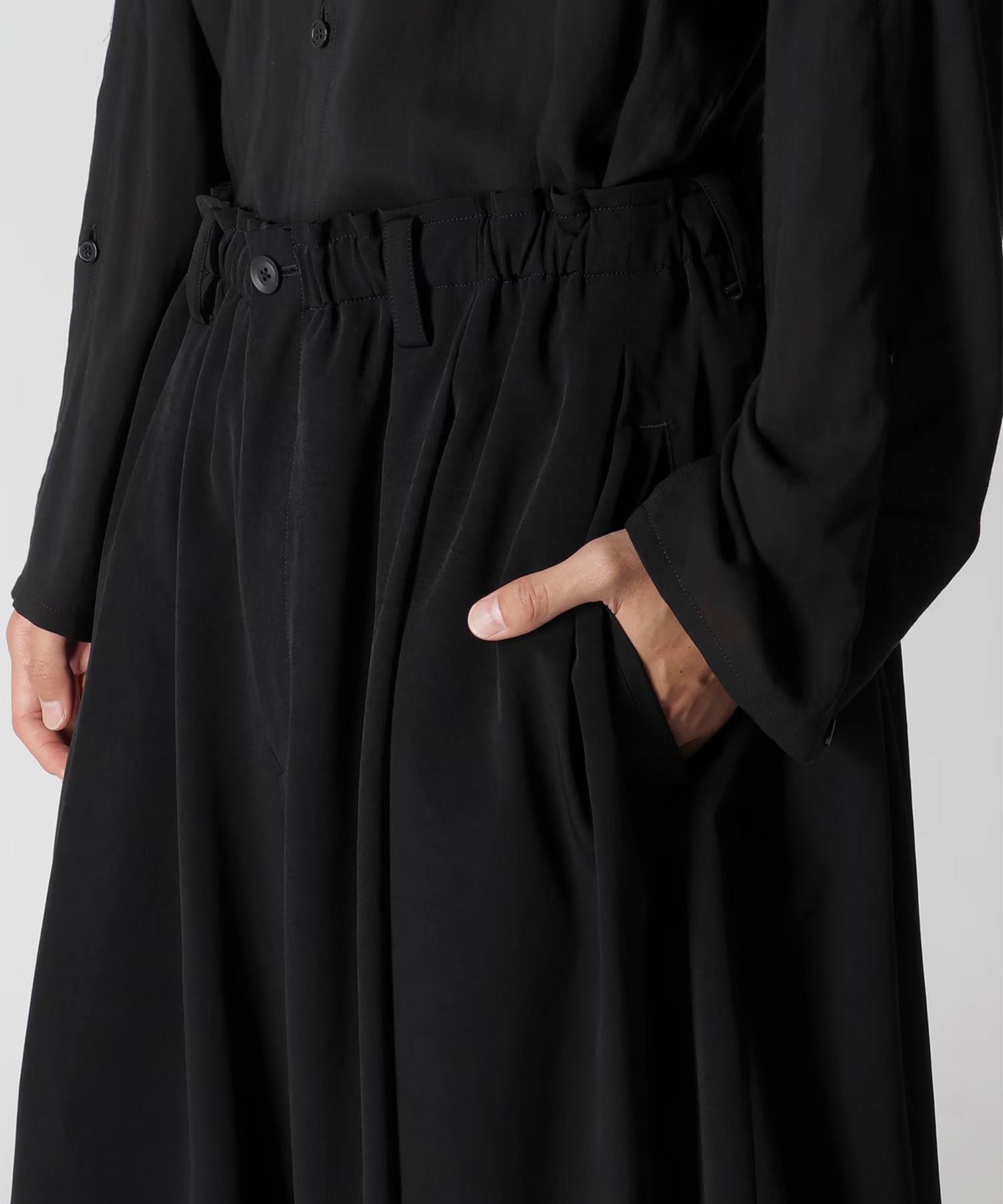HK-P13-500 8 TUCKS SHORTS Yohji Yamamoto
