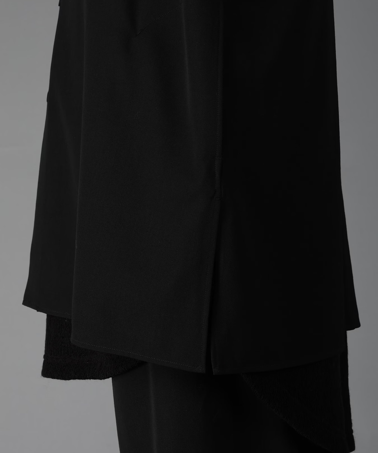 WOOL GABARDINE DOLMAN SHIRT GroundY