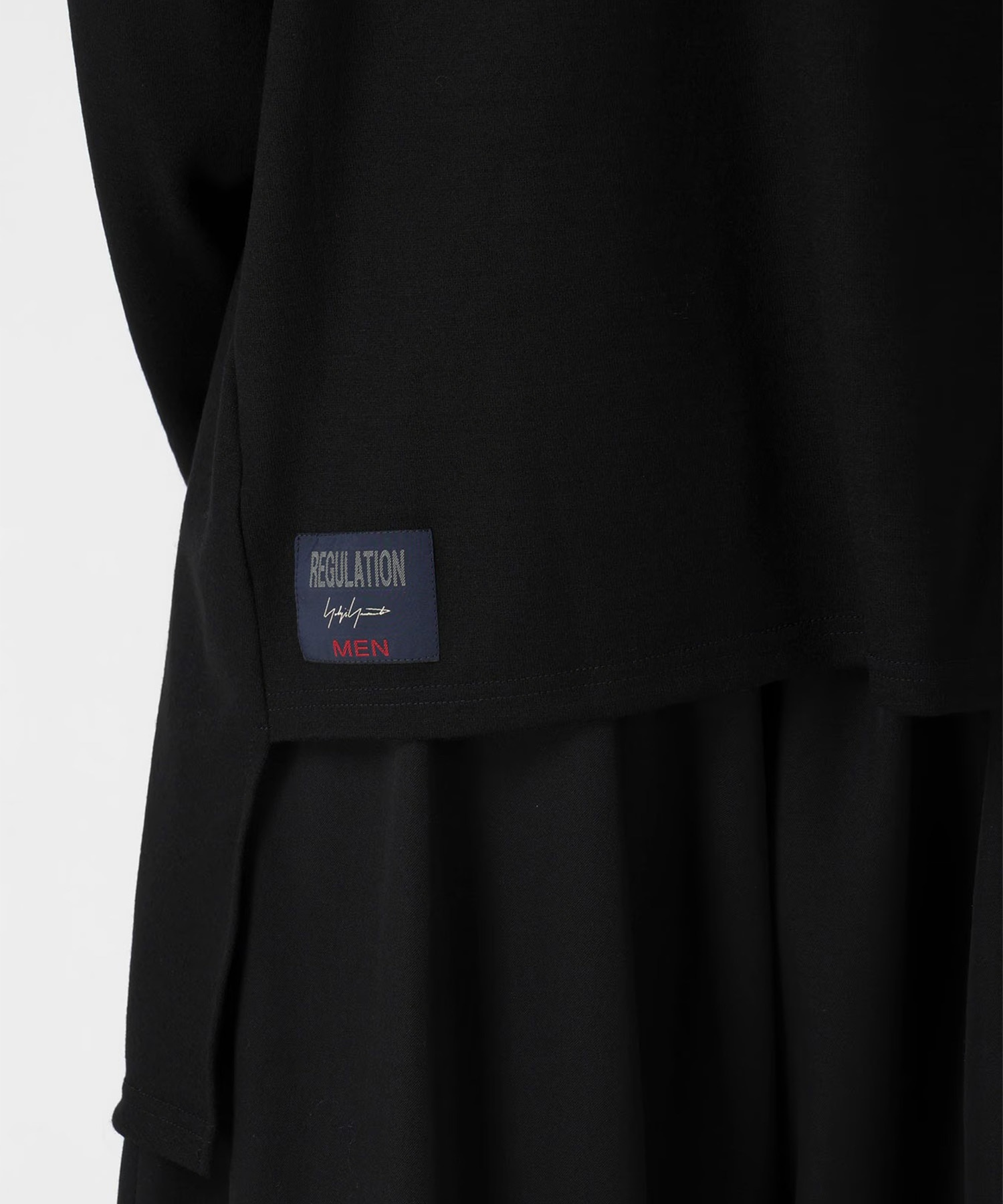 RE DIAGONAL PANEL LING SLEEVE Yohji Yamamoto