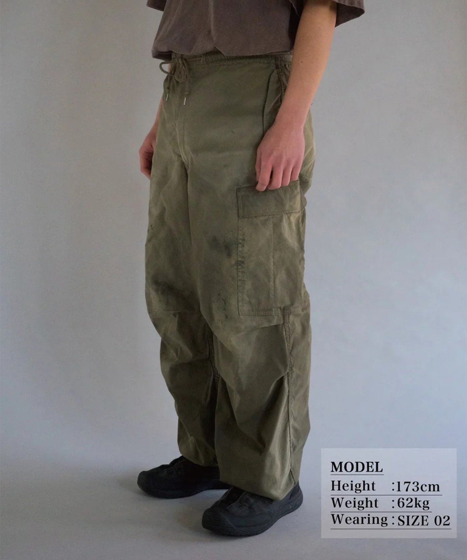 FADED CARGO EASY PANTS ANACHRONORM