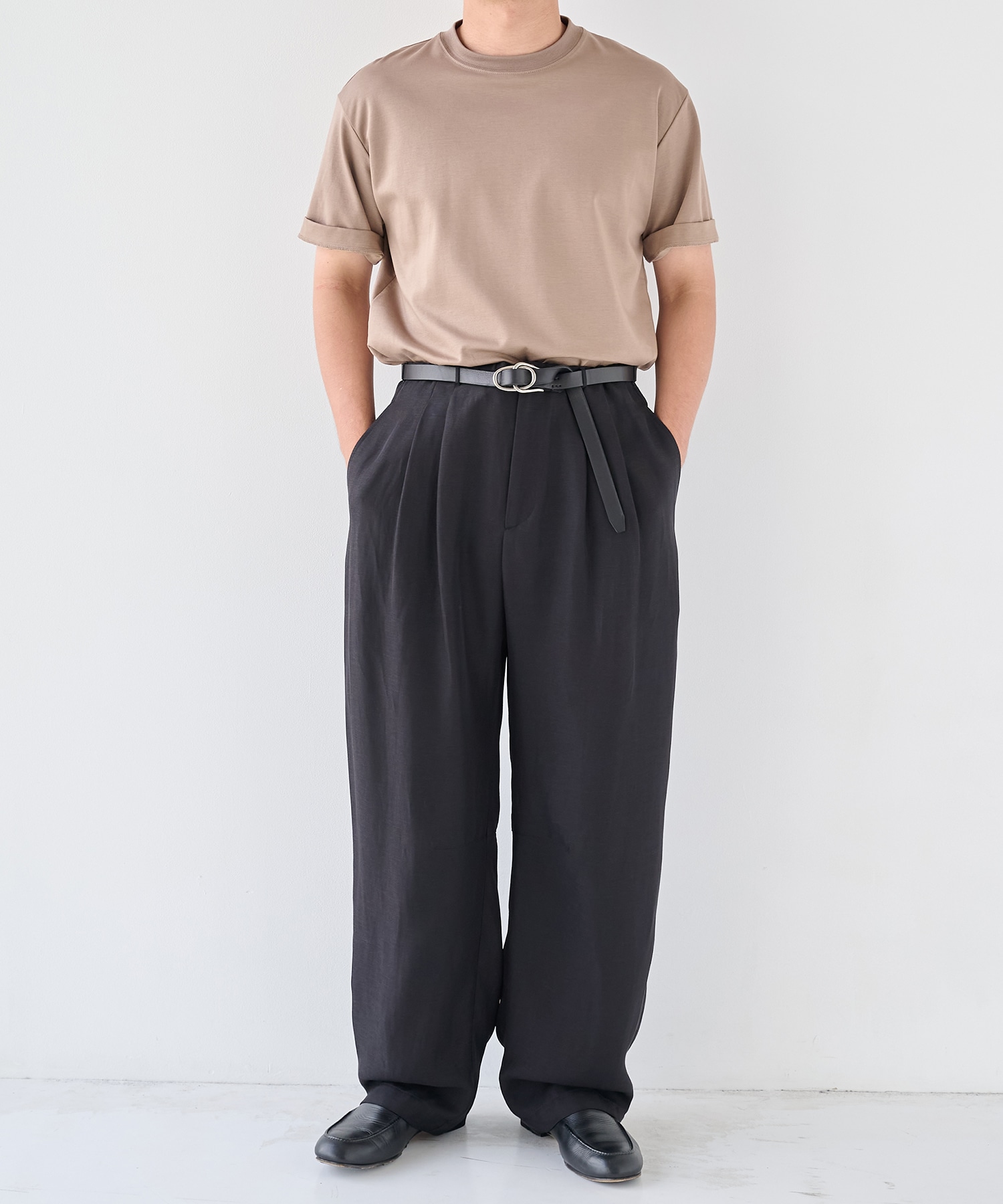 Noseason Linen Wide Pants STUDIOUS