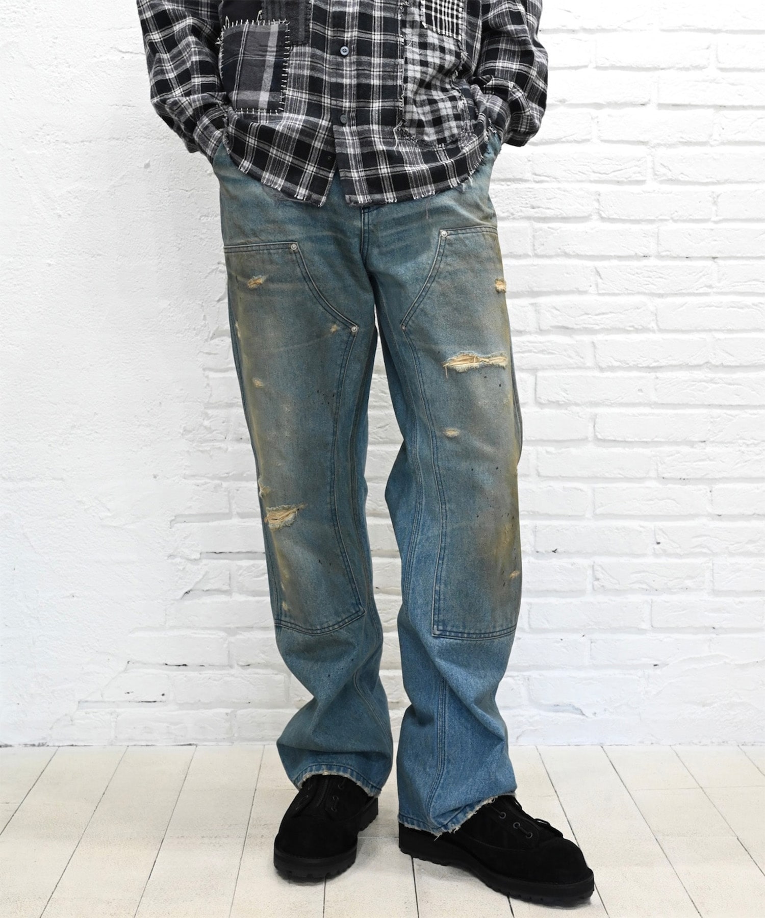 Distressed Pants MIYAGIHIDETAKA