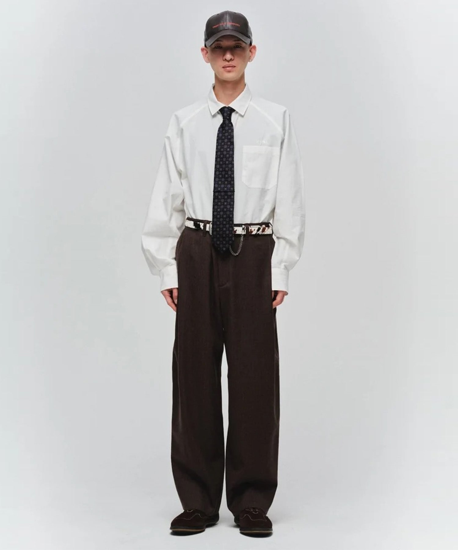 DRAPING TUCK SLACKS JieDa