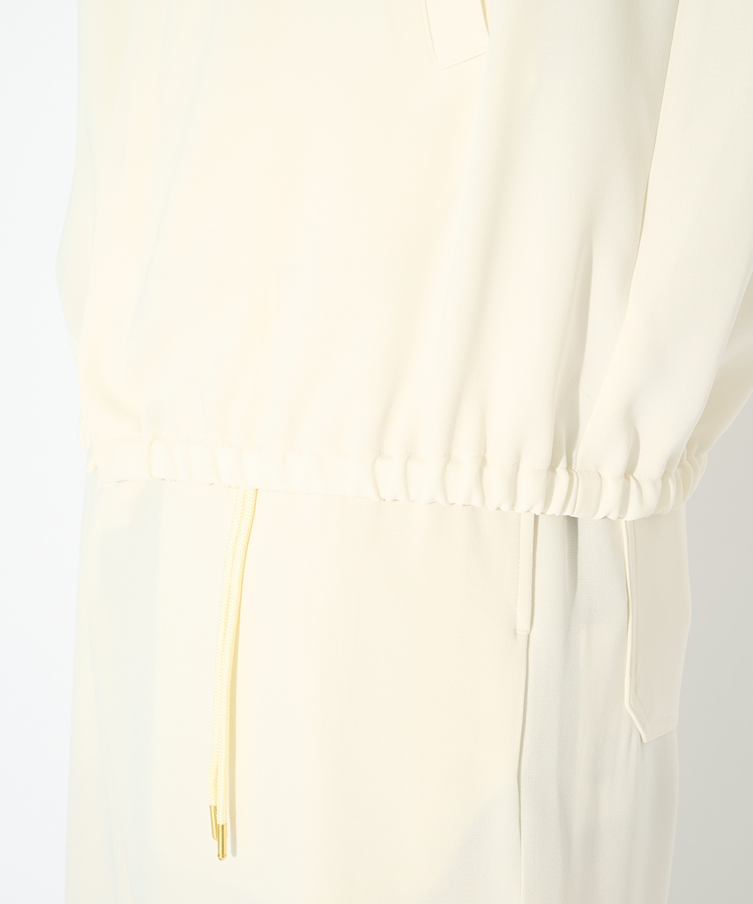 Triacetate Airy Cloth Long Sleeve Shirt Blouson CULLNI