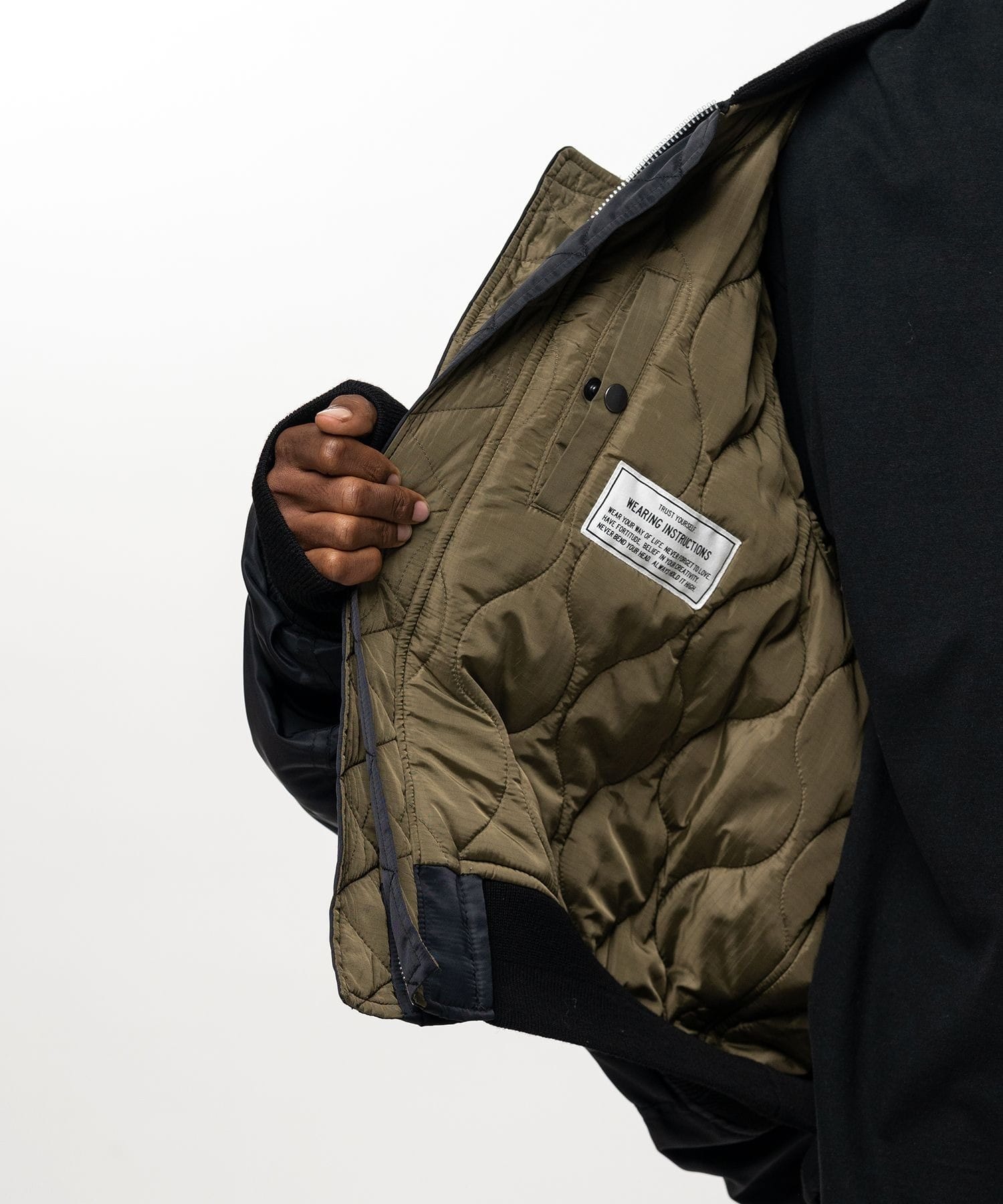 LAYERED BOMBER JACKET Maison MIHARA YASUHIRO