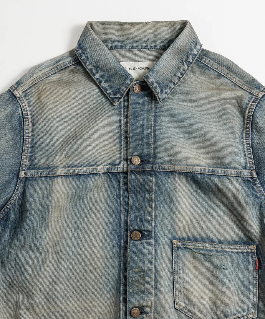 DAMAGED DENIM JACKET ANACHRONORM