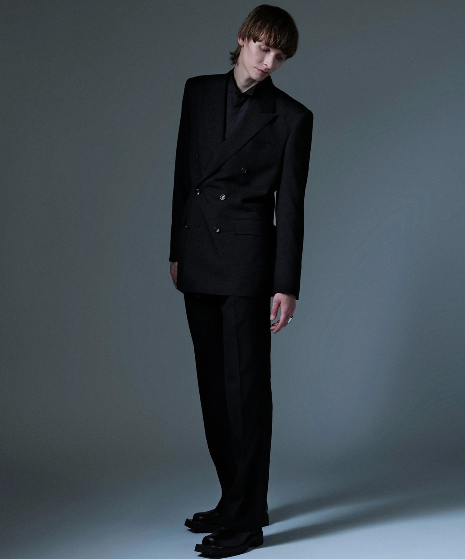 WOOL DOUBLE BREASTED JACKET JOHN LAWRENCE SULLIVAN