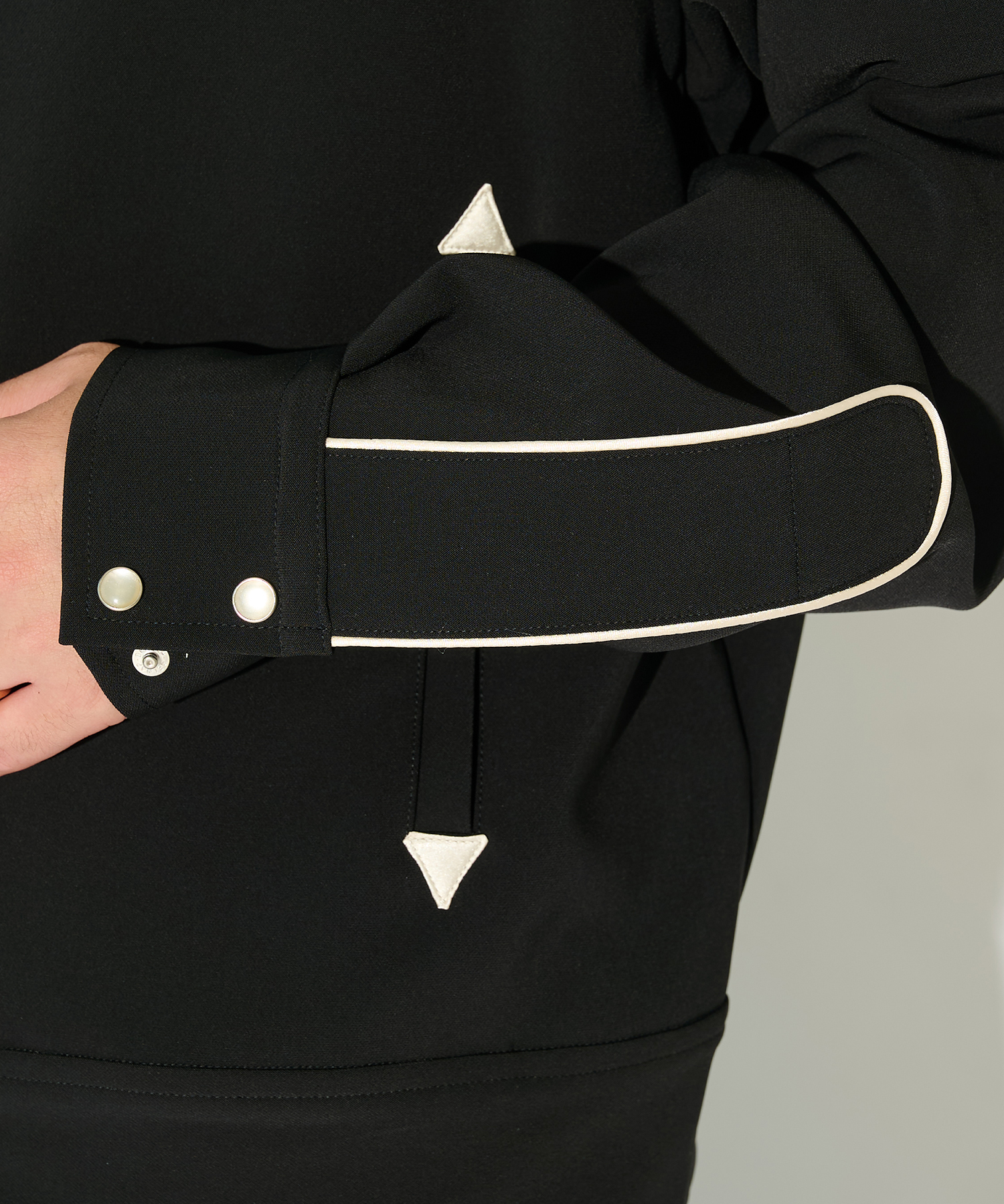 別注 Piping Cowboy Jacket-Poly Double Cloth NEEDLES