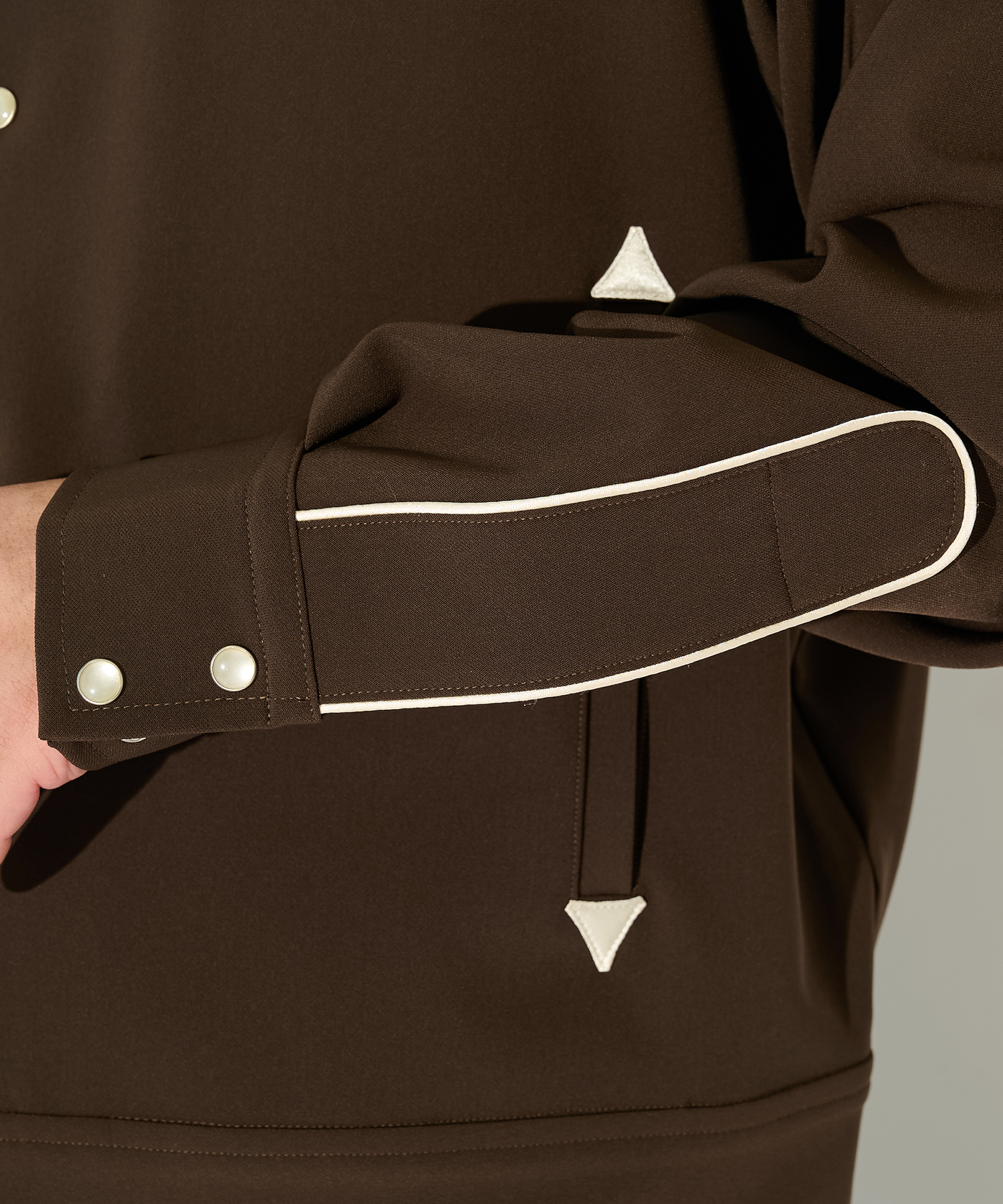 別注 Piping Cowboy Jacket-Poly Double Cloth NEEDLES