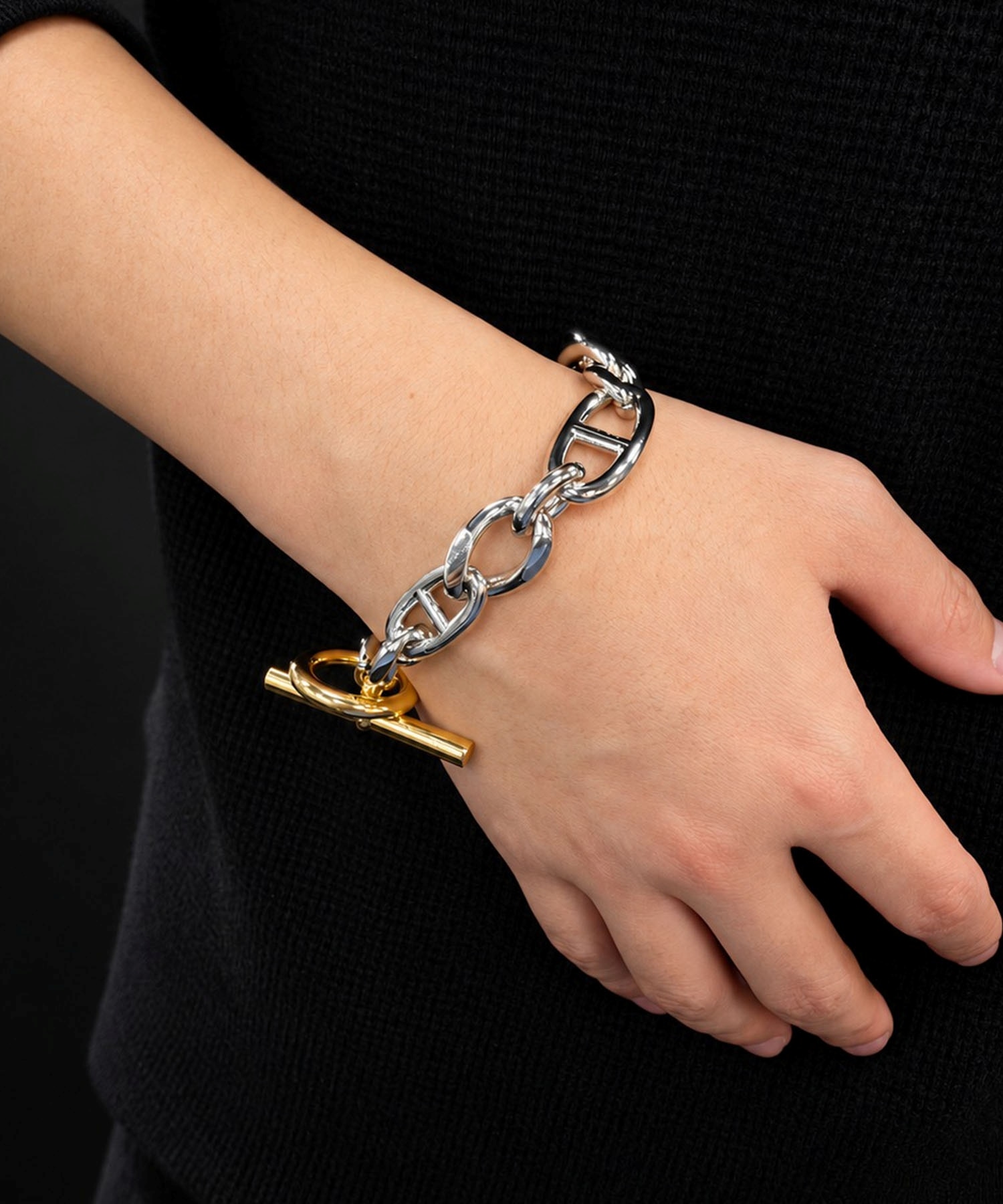 FUSION BICOLOR ANCHOR BRACELET STUDIOUS