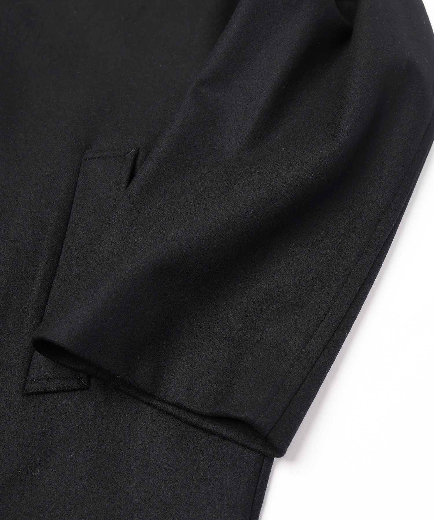Signature Melton Minimal Tie Locken Long Coat CULLNI