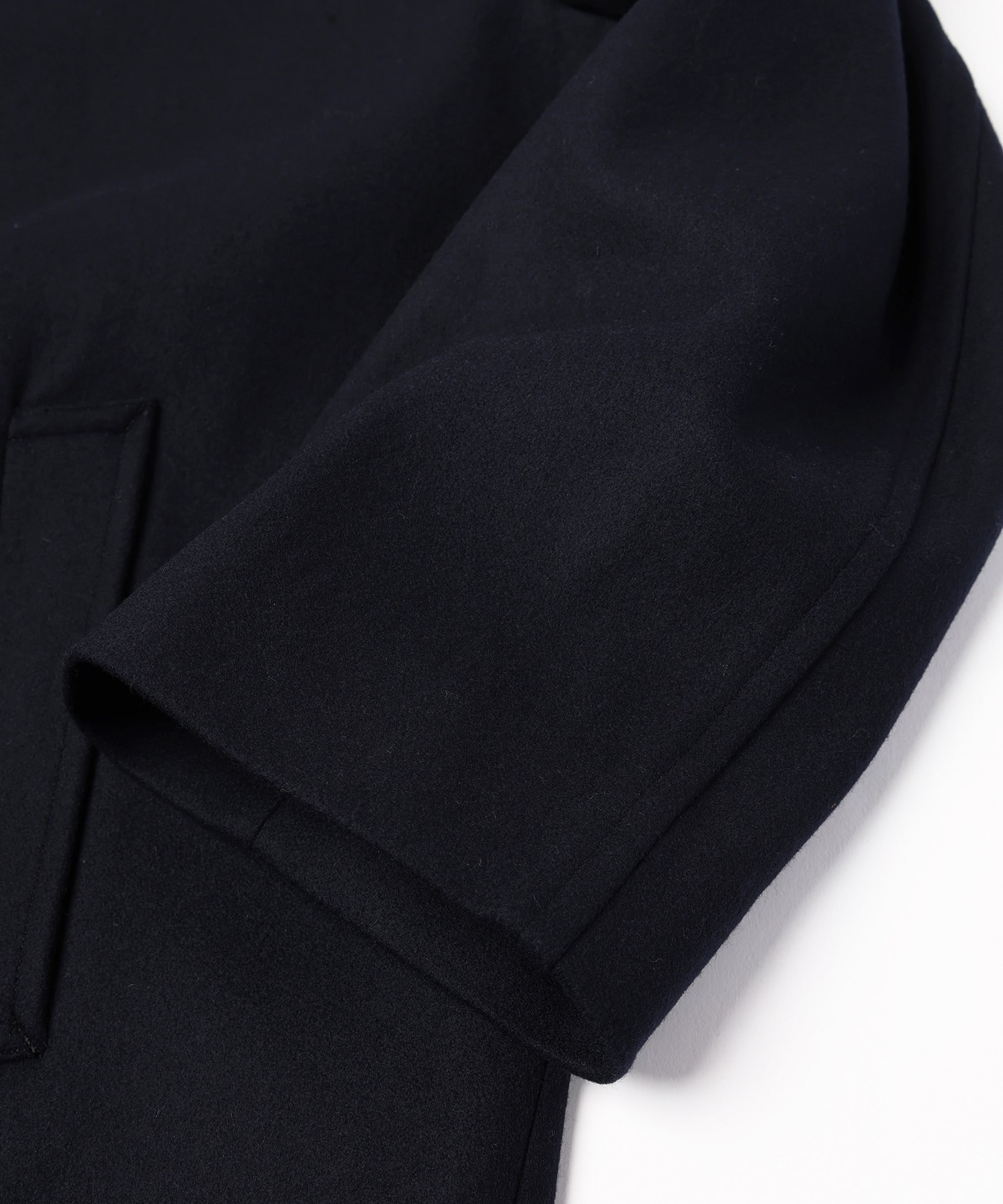 Signature Melton Minimal Tie Locken Long Coat CULLNI