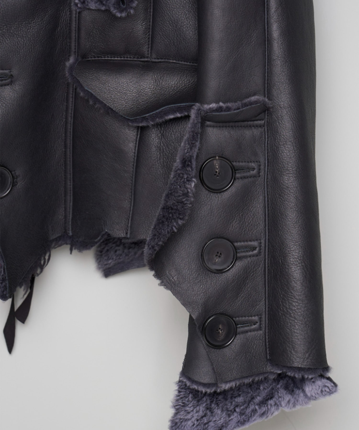 NATIVE PRINCE MOUTON JACKET MASU