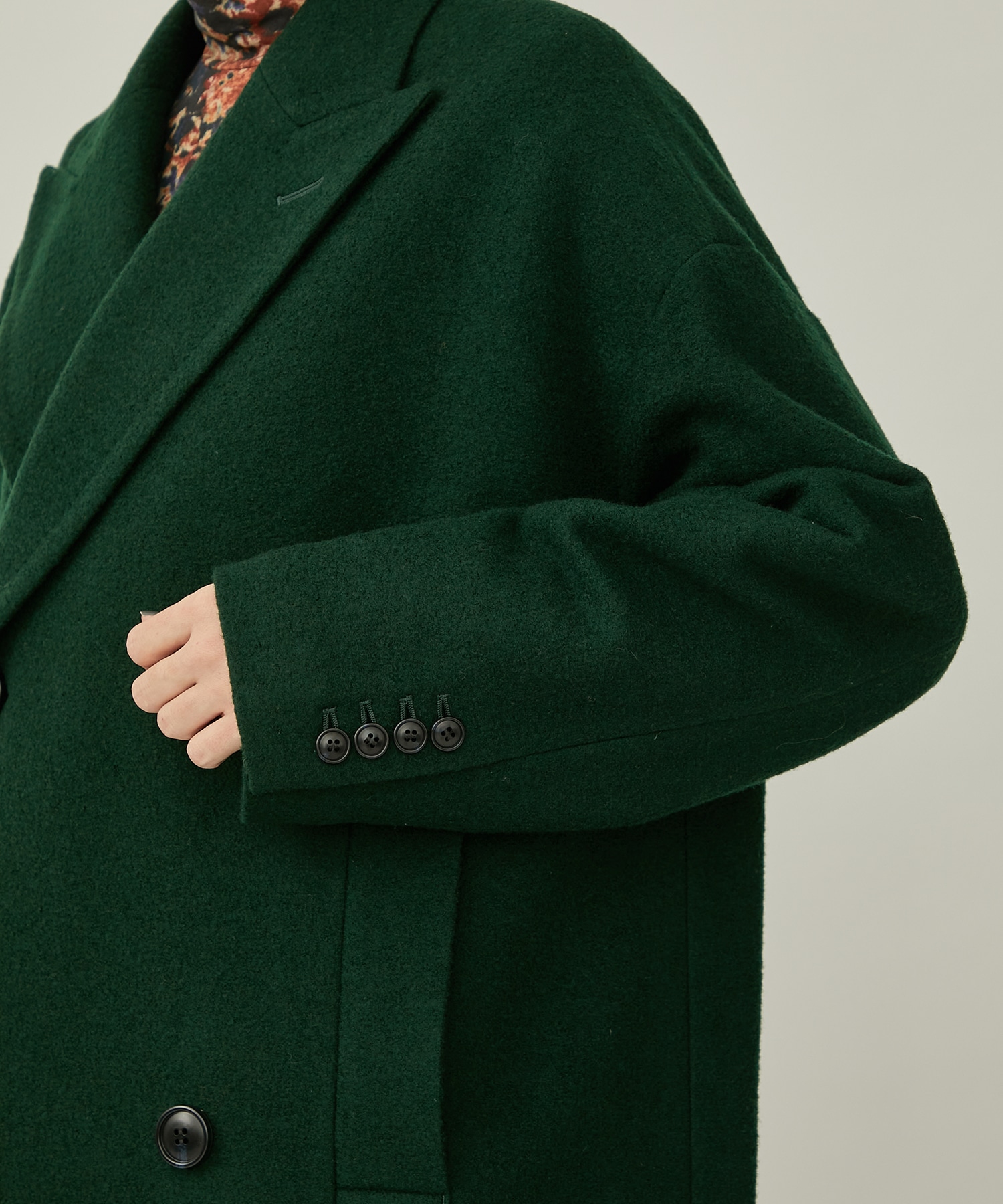 Light melton coat｜STUDIOUS