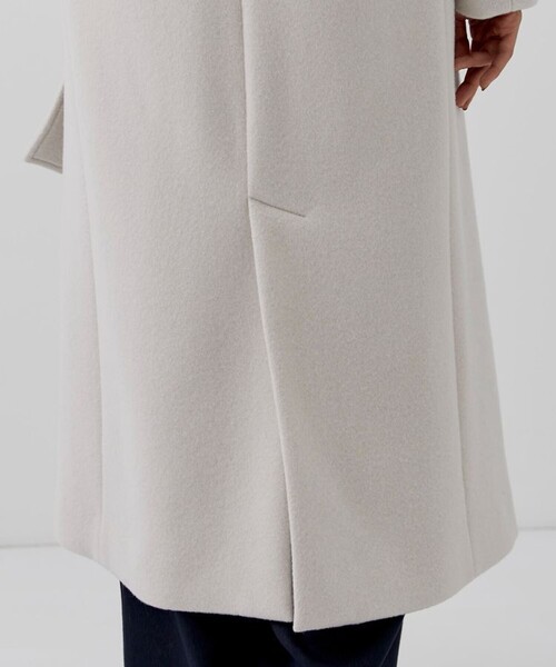 〈CITY〉SUPER120ベルトマークノーカラーコート CITY