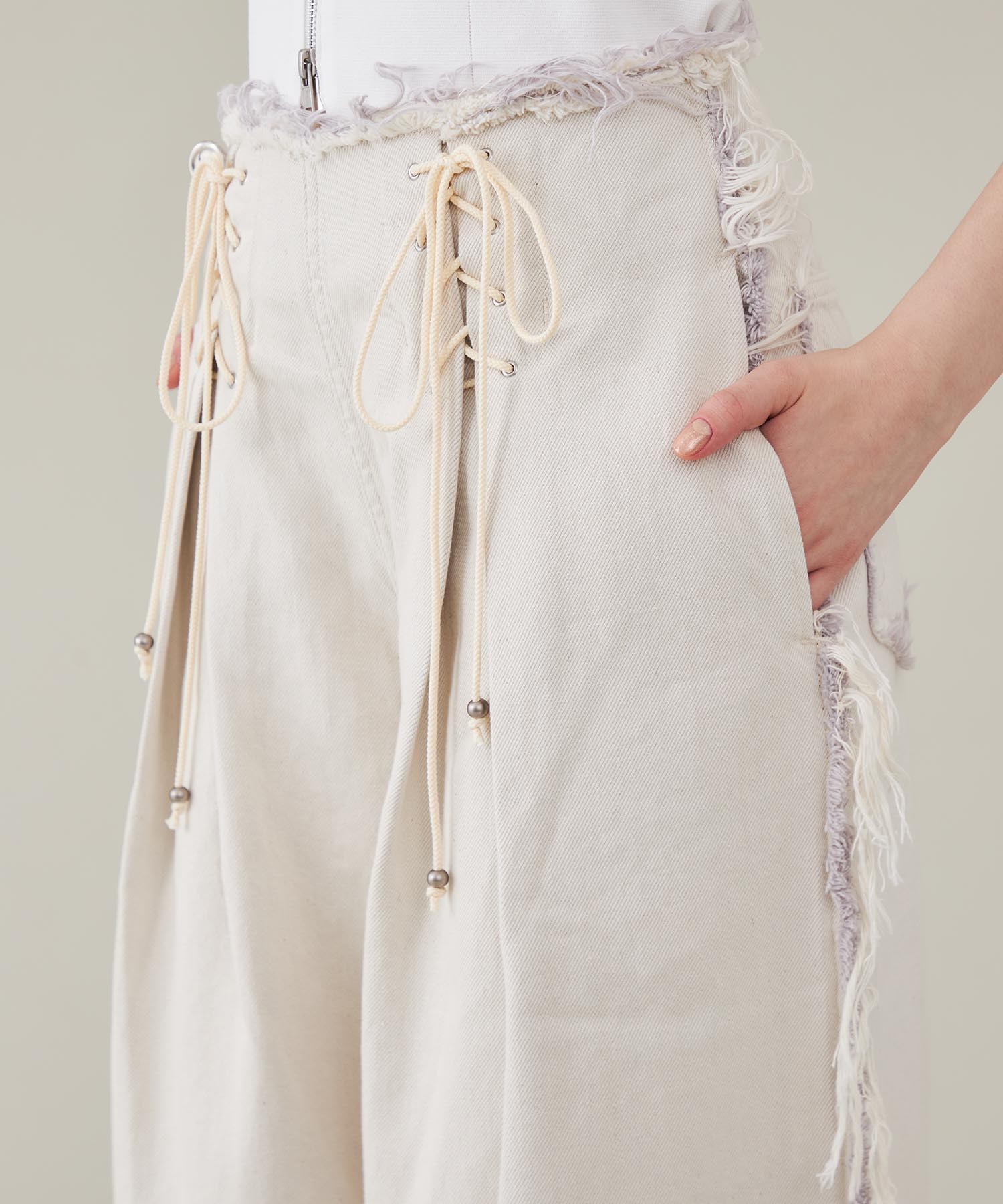 TAVAR - Laced up waist LIVINGTONE