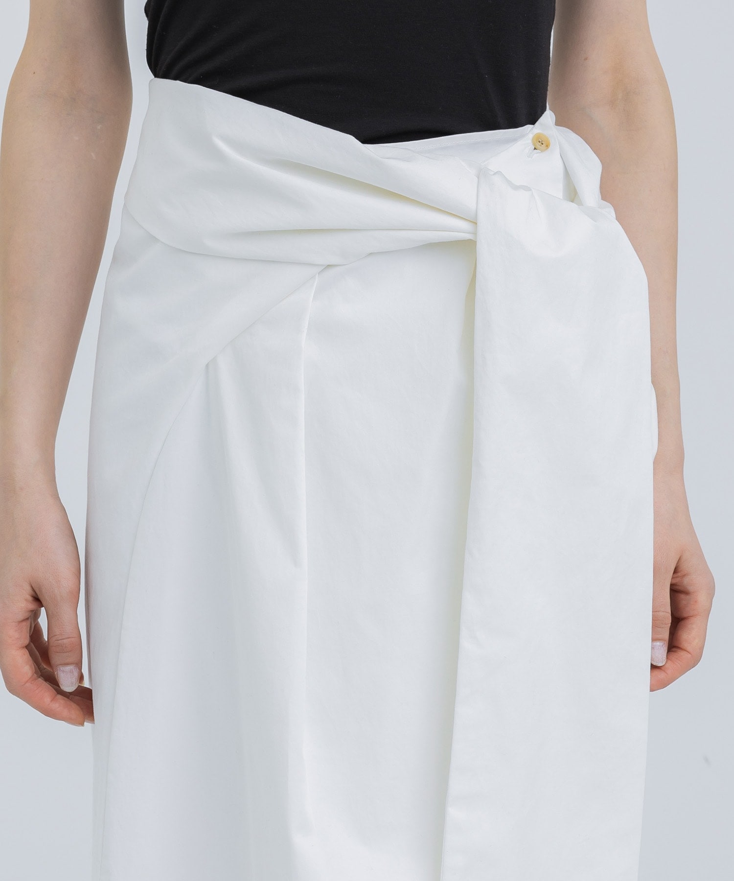 Cotton wrap skirt IIROT