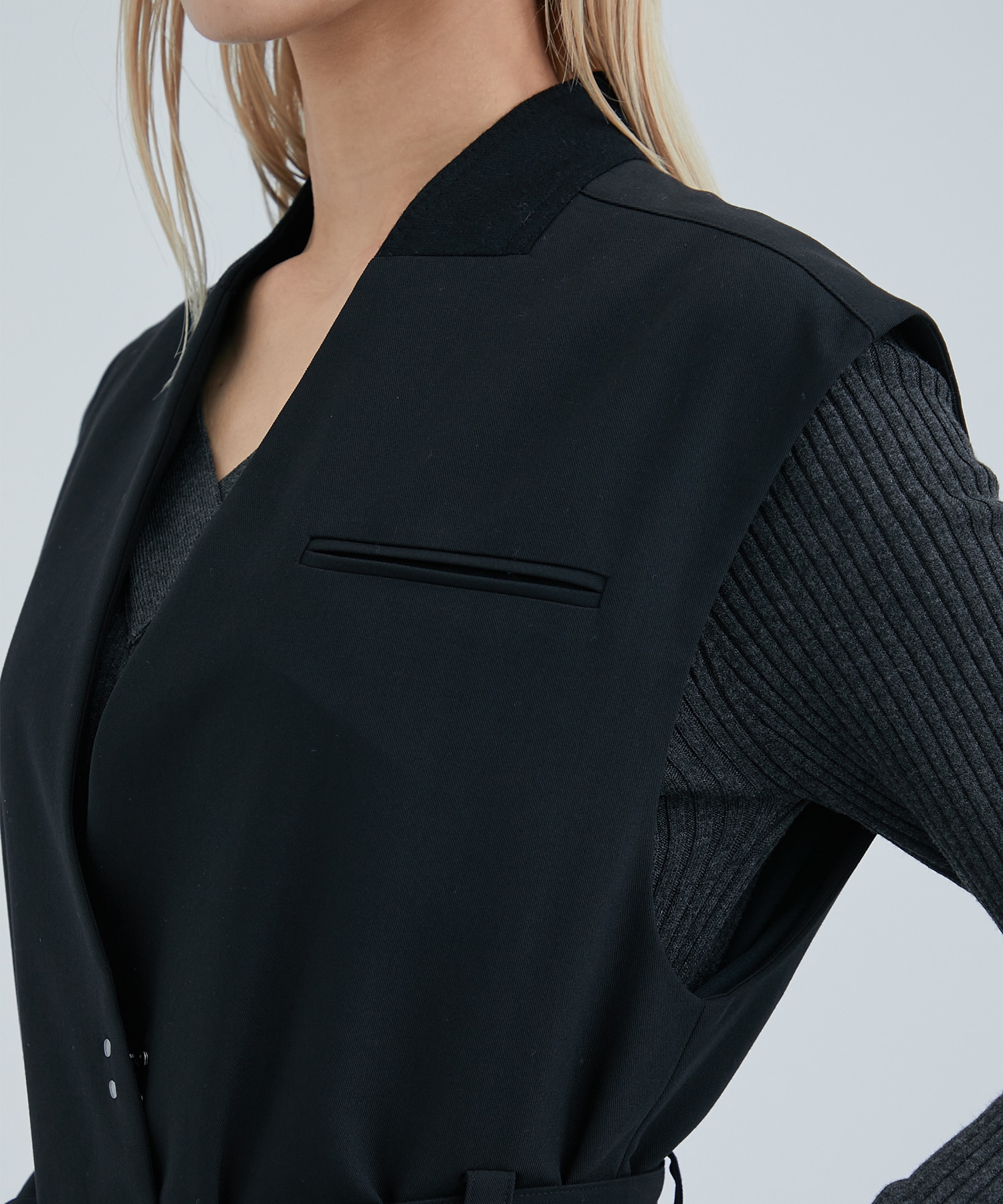 Tailored Military Vest(FREE BLACK): STUDIOUS: WOMENS｜ STUDIOUS