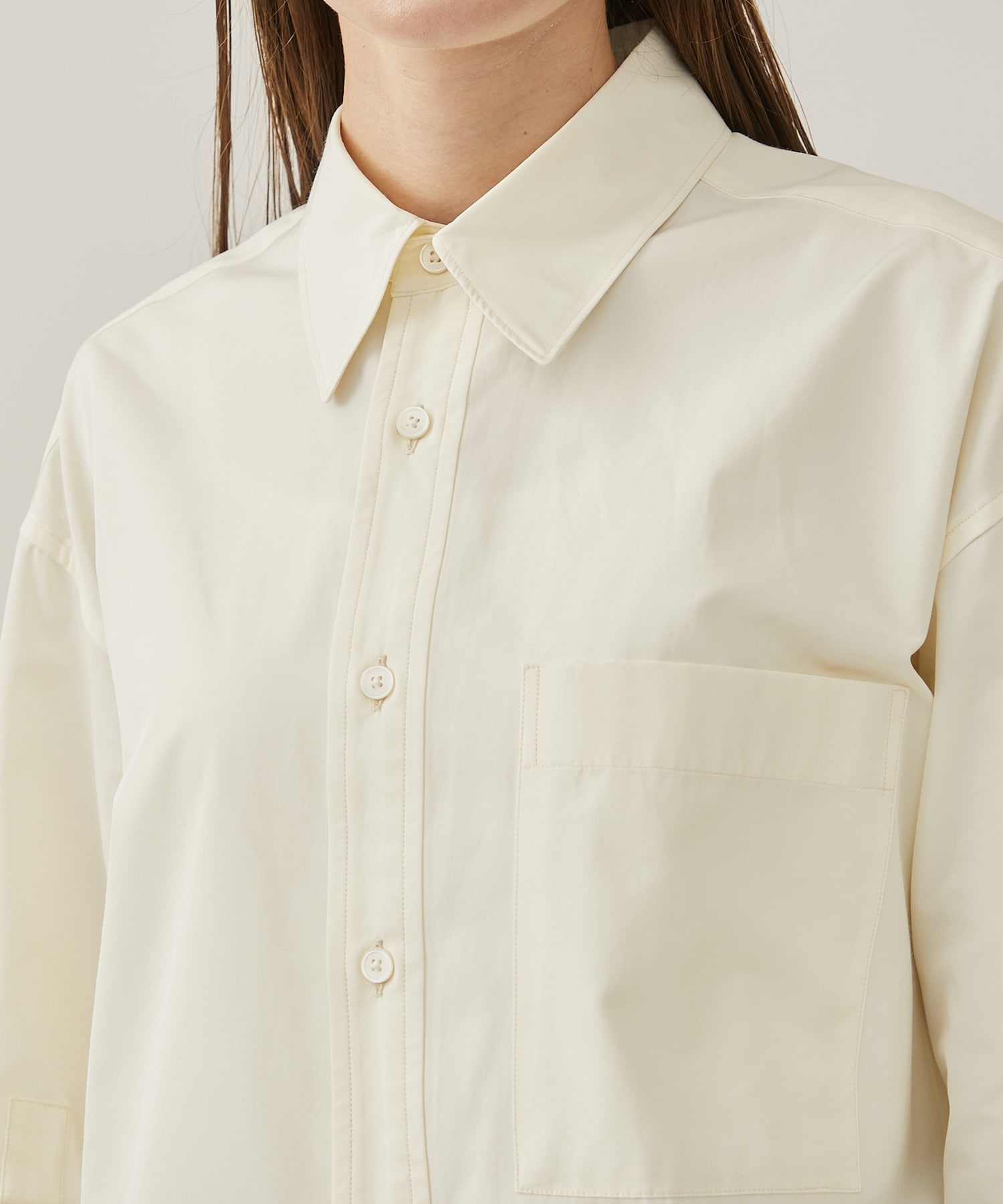Cotton polyester taffeta over shirt 08sircus