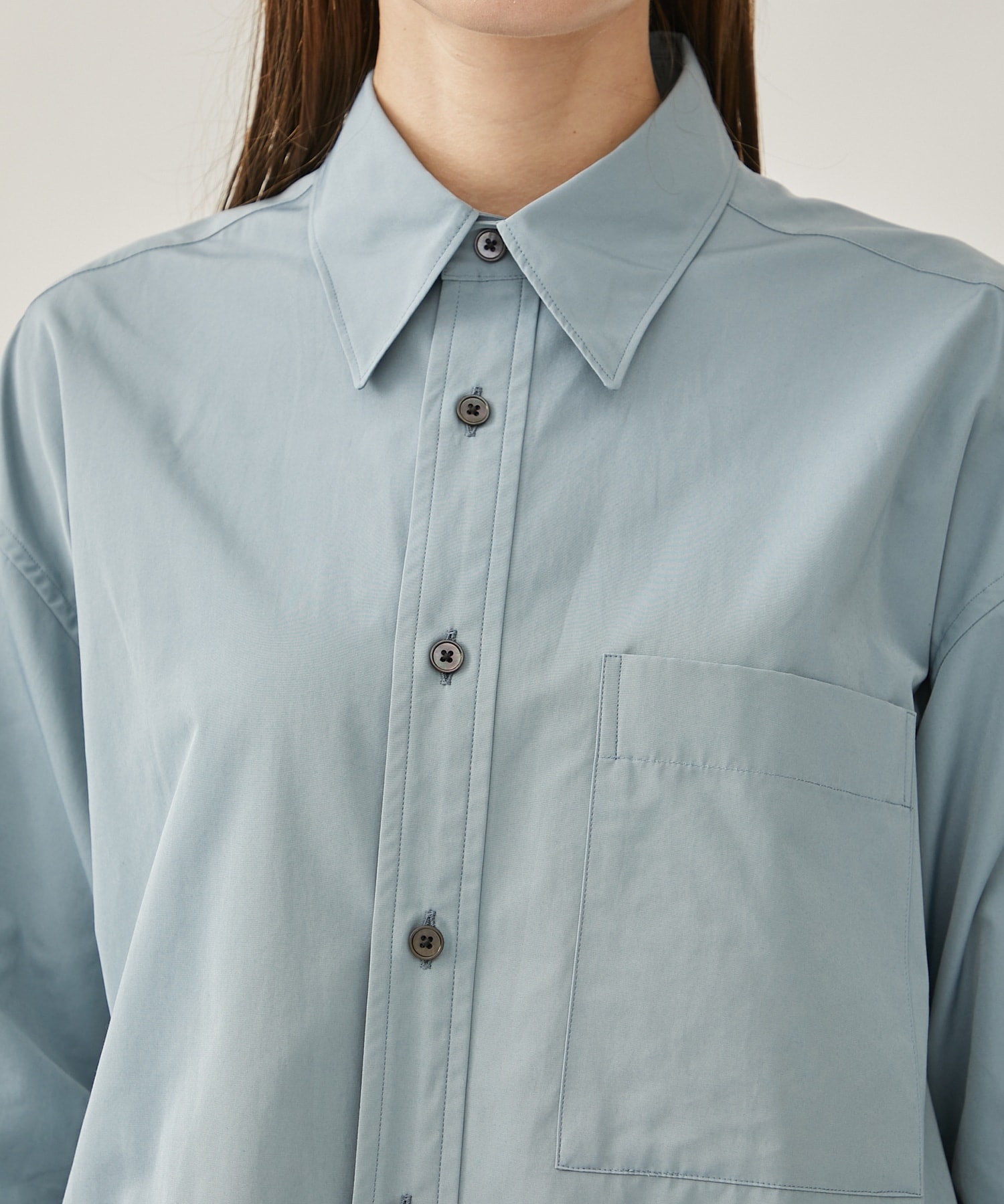 Cotton polyester taffeta over shirt 08sircus