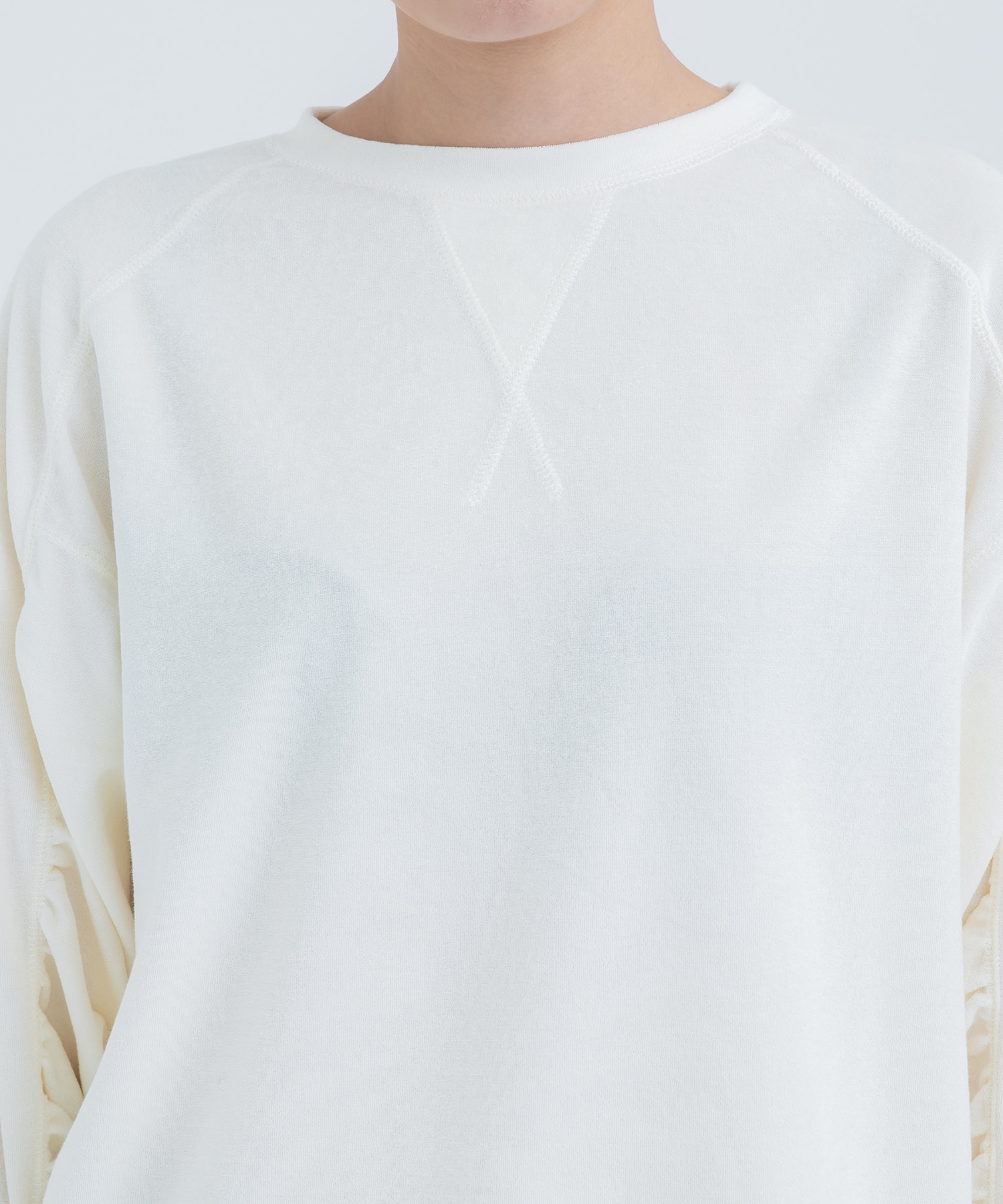 Micro Pile Design TEE(FREE OFF WHITE): STUDIOUS: WOMENS｜ STUDIOUS