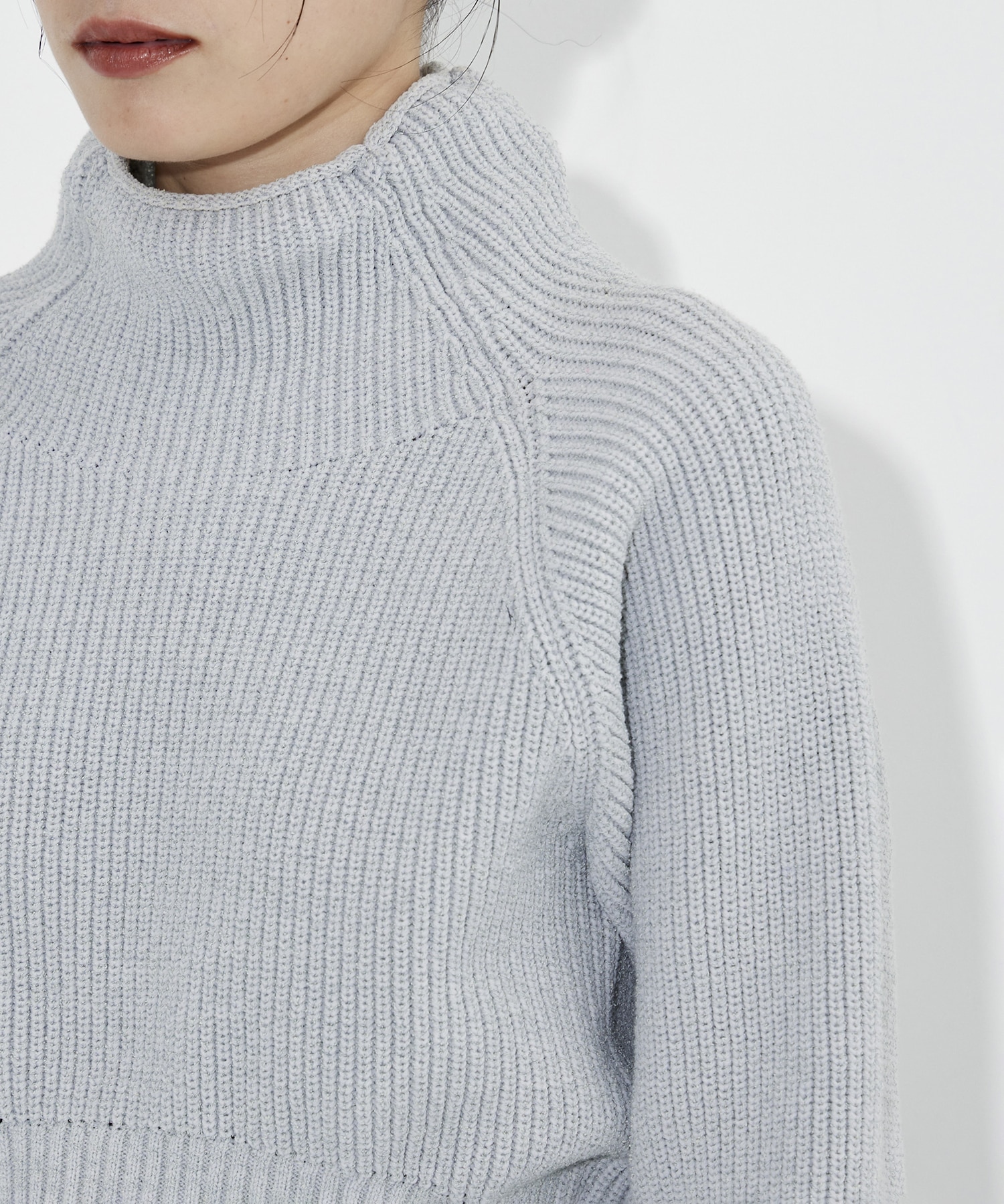 Cropped Chanky Knit Top STUDIOUS