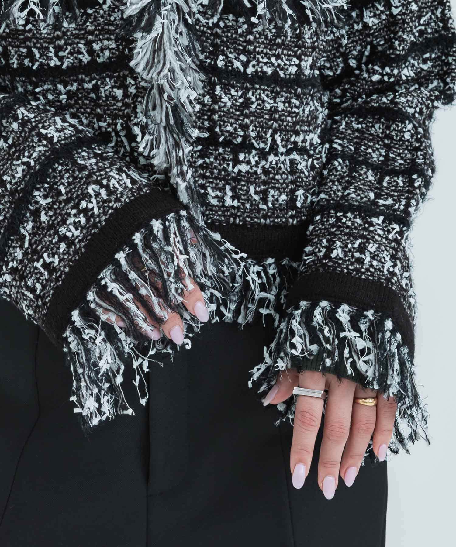 Tweed Knit Jacket(FREE BLACK): STUDIOUS: WOMENS｜ STUDIOUS ONLINE 
