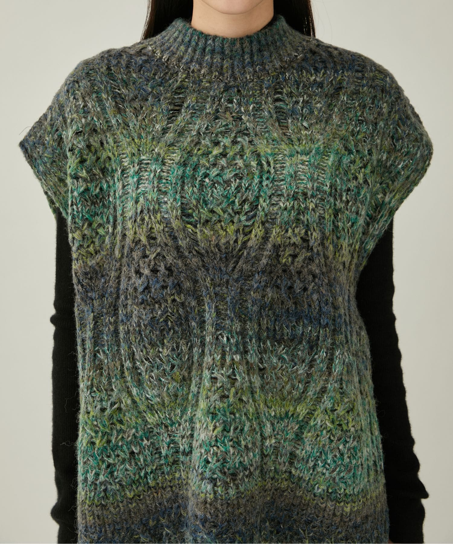 Hazy knit vest(FREE GREEN): MURRAL: WOMENS｜ STUDIOUS ONLINE公式 