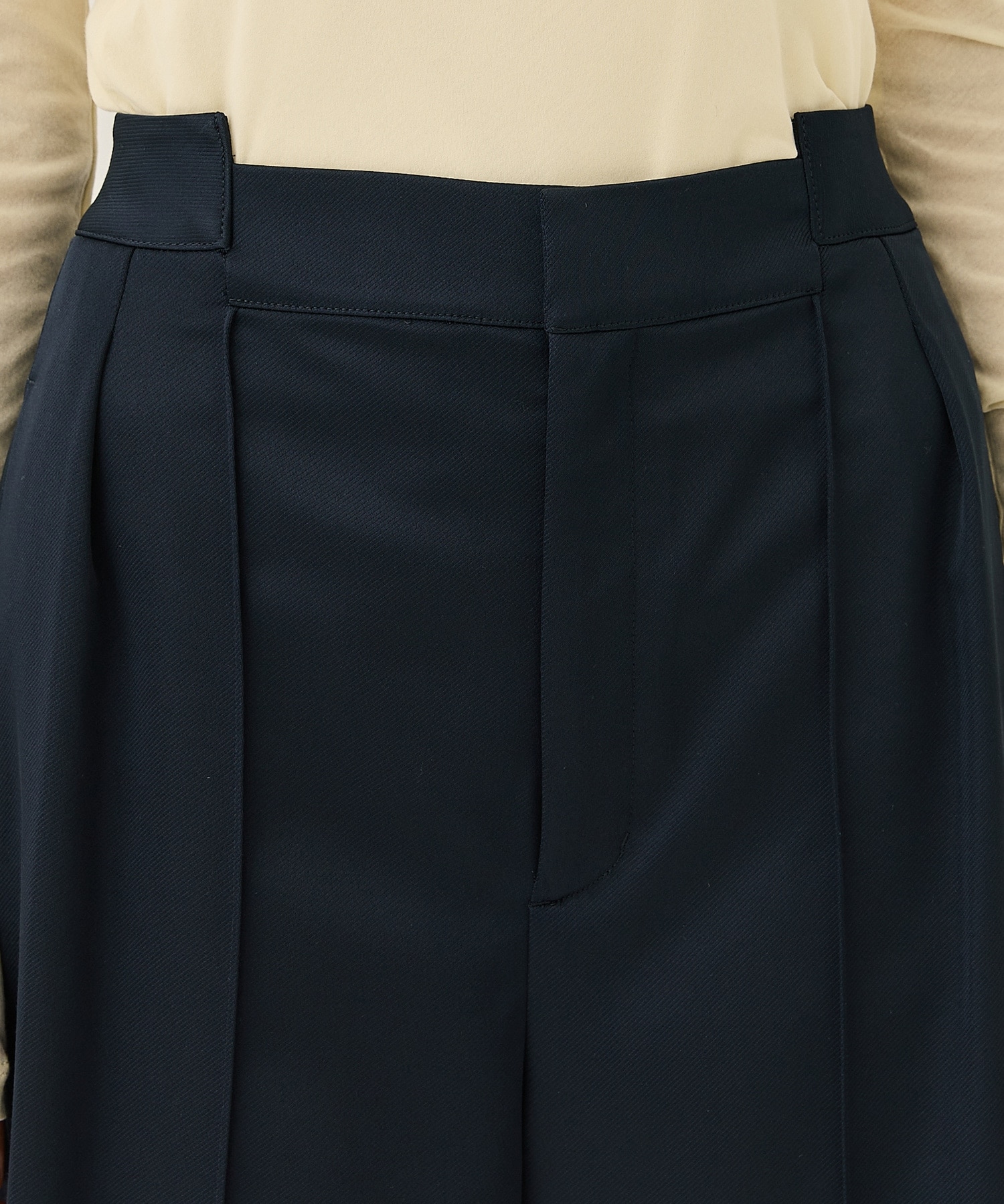 Front Tuck Wide Pants(36 NAVY): IIROT: WOMENS｜ STUDIOUS ONLINE ...