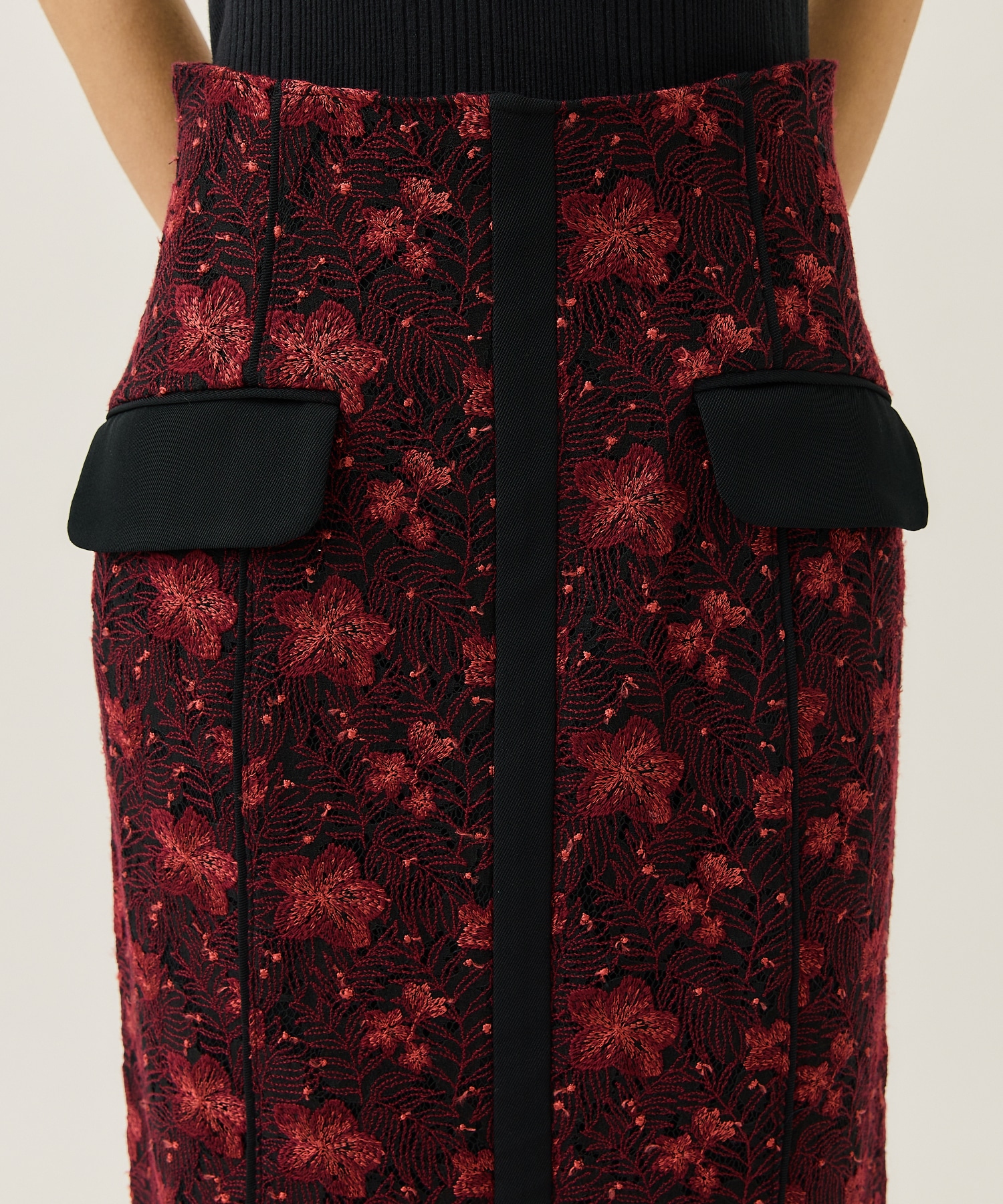 Embroidery Lace Skirt EBONY