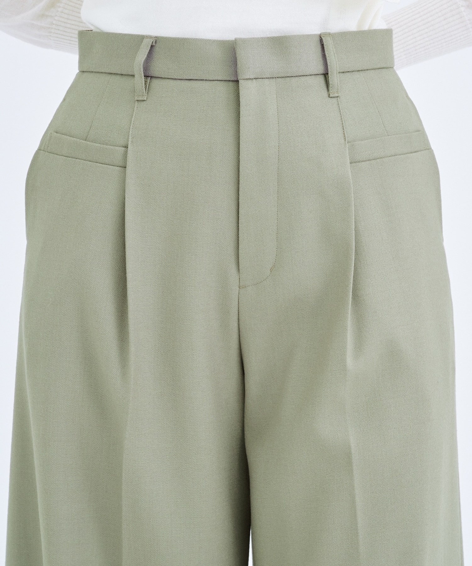 Terese wide tuck Pants KH AKIRANAKA
