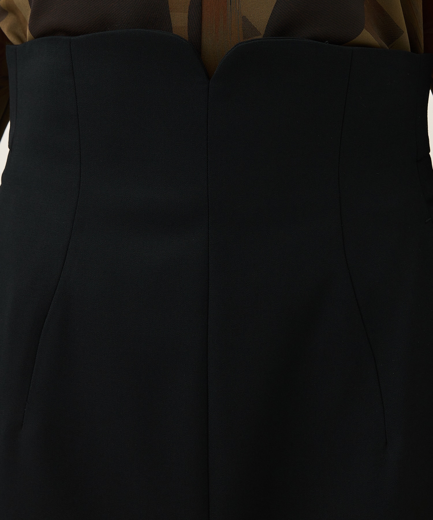 Wool Gabardine High Waisted Skirt(1 BLACK): Mame Kurogouchi ...