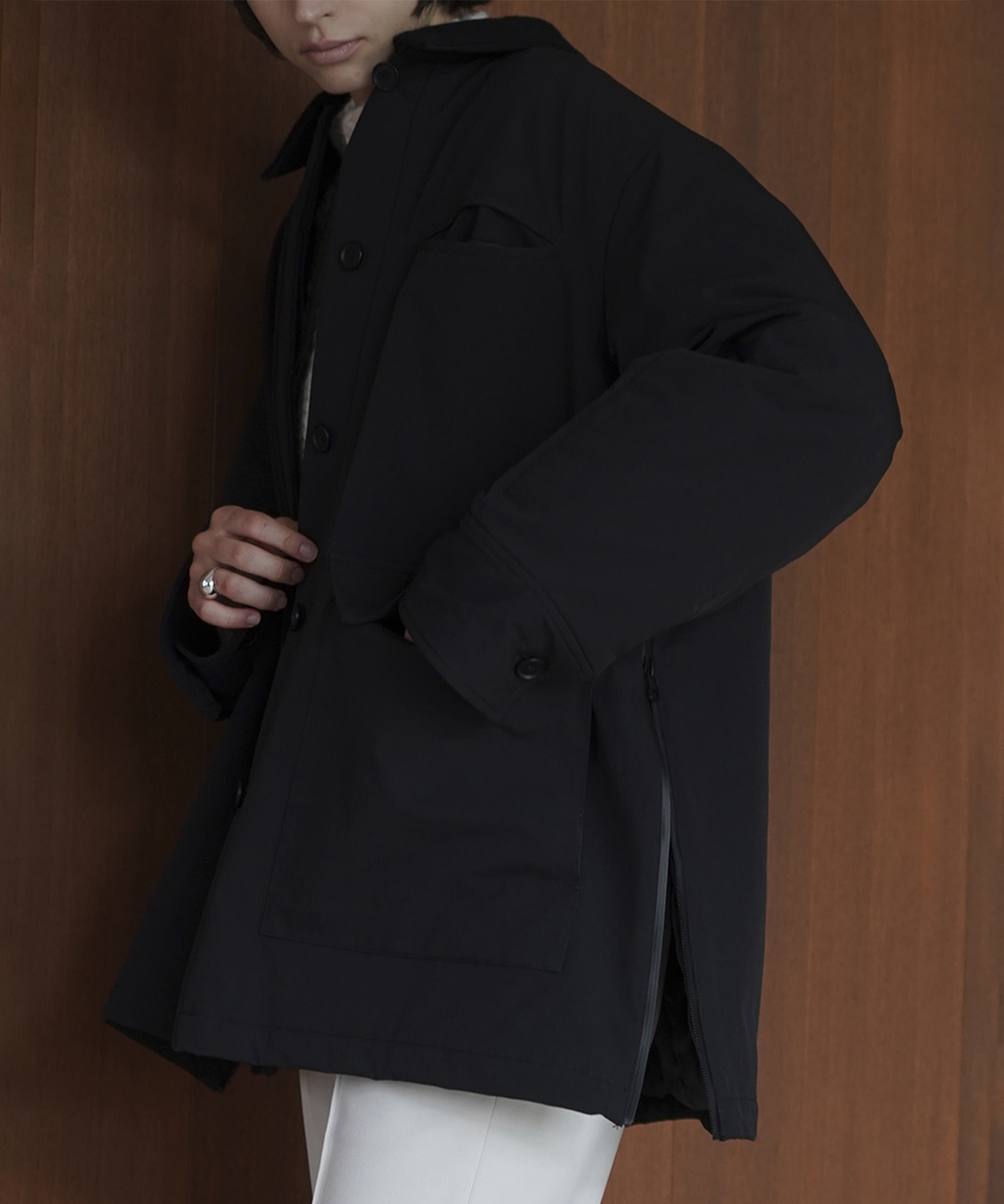 OVER QUILTING HUNTING JACKET CLANE