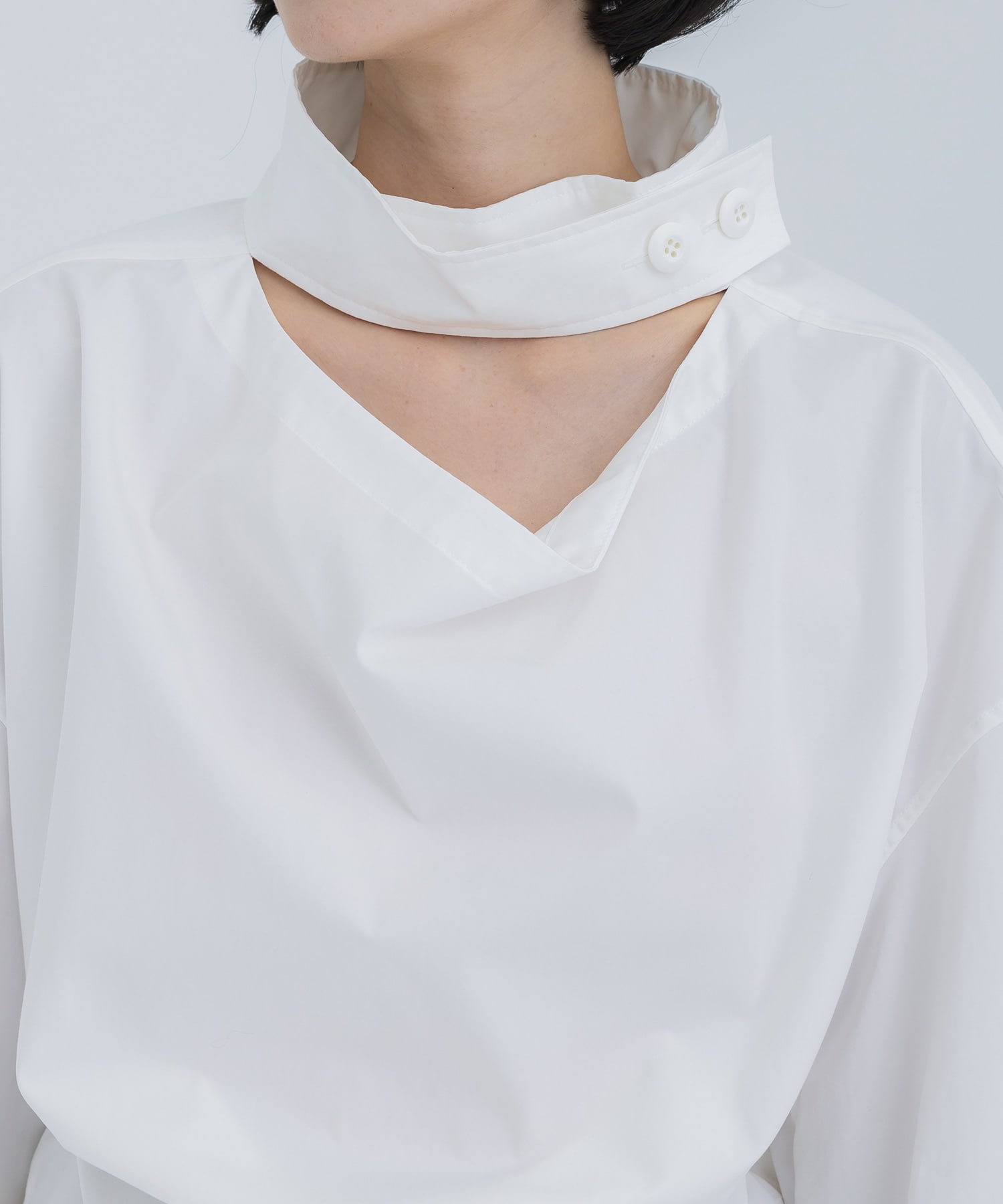 Stand Pullover Blouse(FREE WHITE): IIROT: WOMENS｜ STUDIOUS ONLINE 