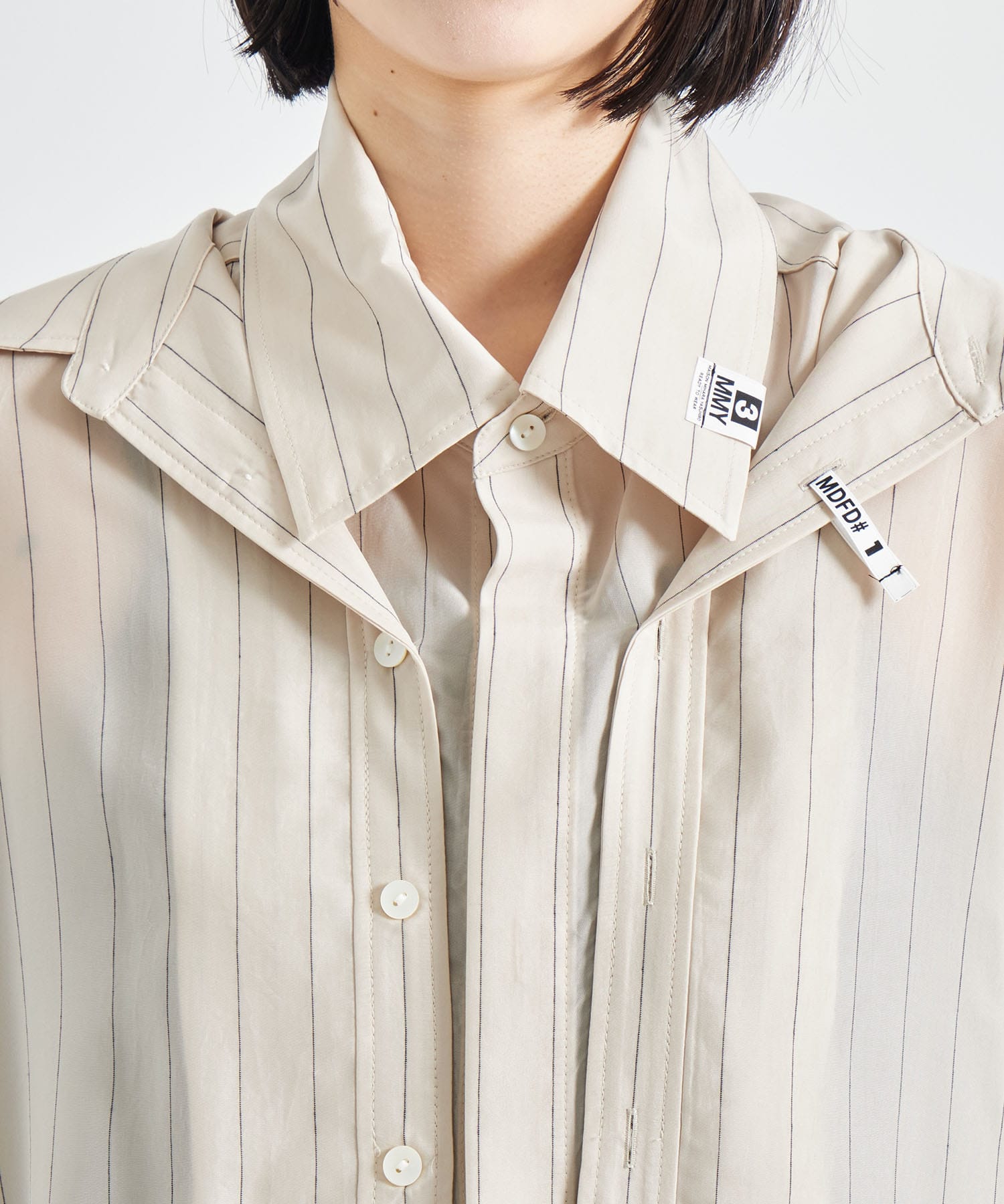 DOUBLE LAYERED SHIRTS Maison MIHARA YASUHIRO