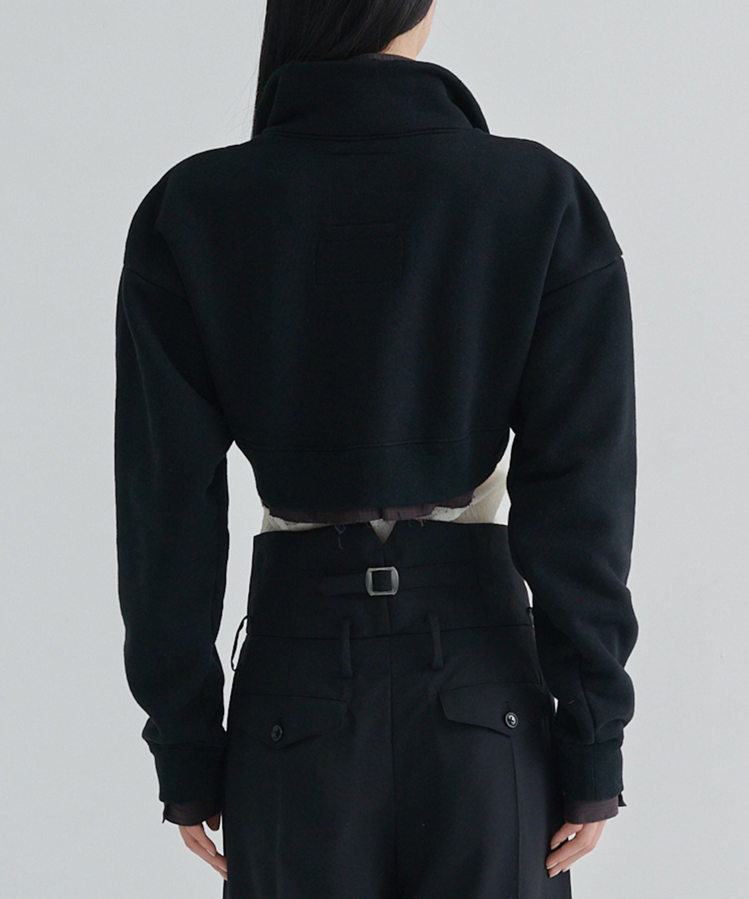 CROPPED LAYERED PULLOVER Maison MIHARA YASUHIRO