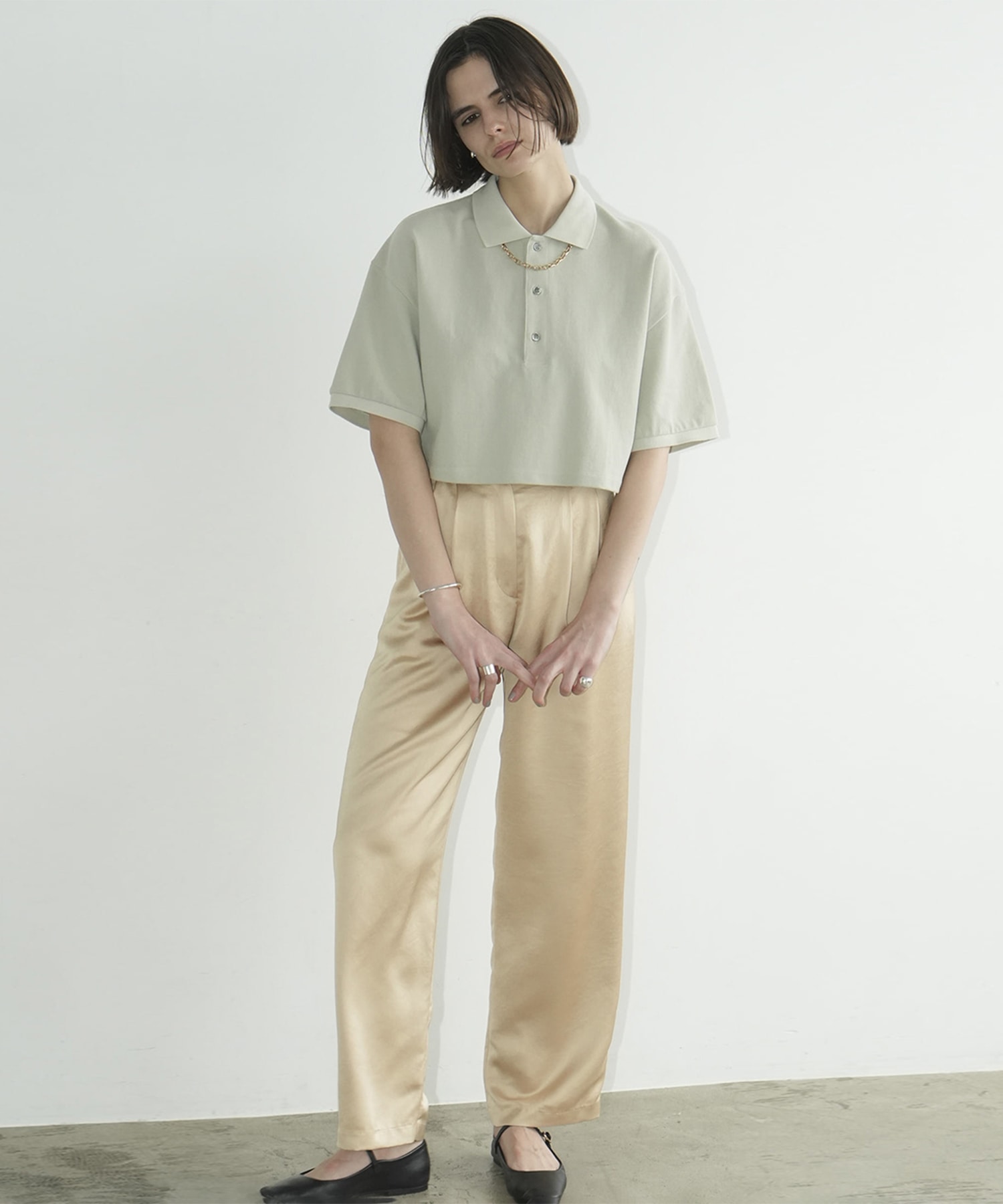 CROPPED POLO TOPS CLANE