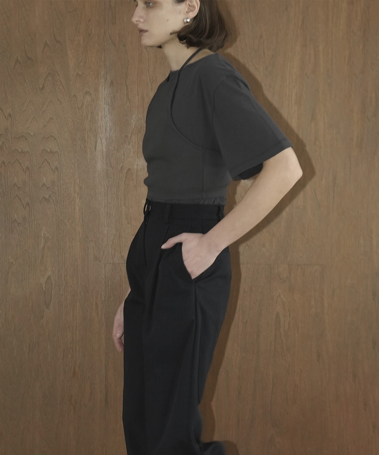 HALTER BUSTIER SET TEE CLANE