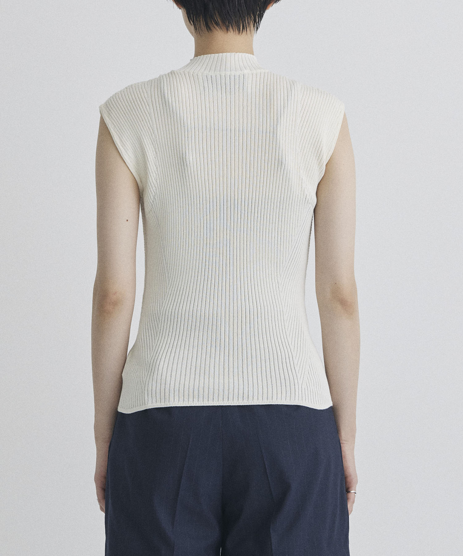 Sleeveless Rib Knit Top STUDIOUS