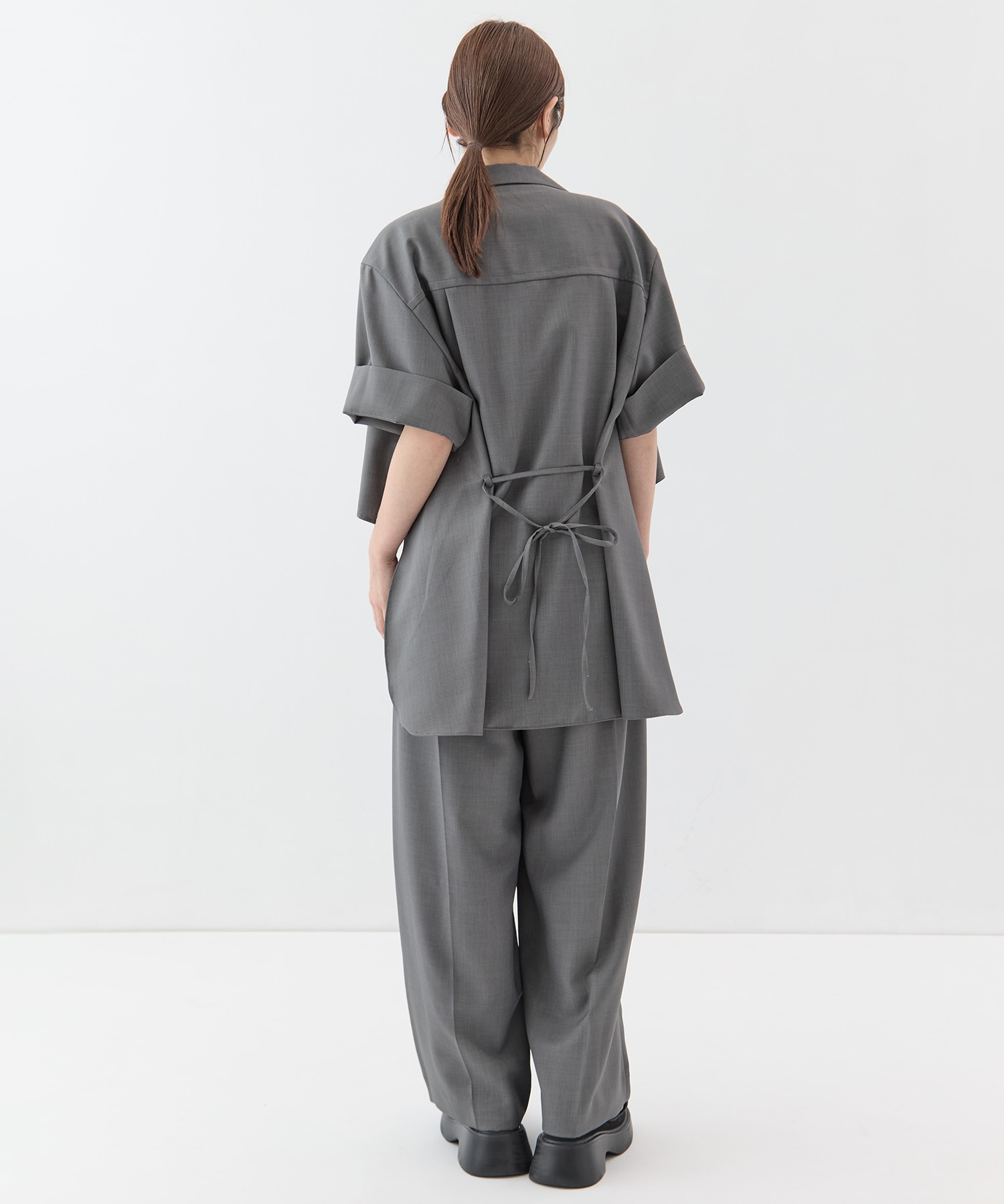 Asymmetric Front Trousers STUDIOUS