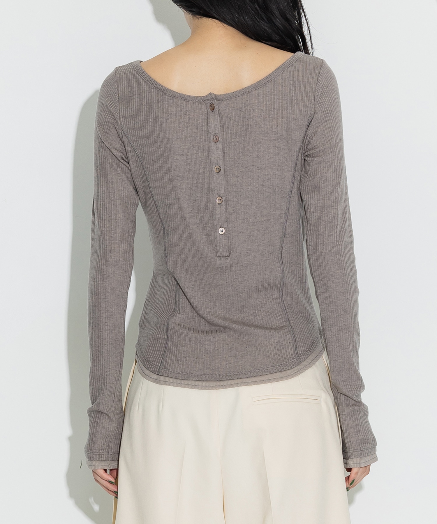 Cashmere Silk Wool Long Tee STUDIOUS