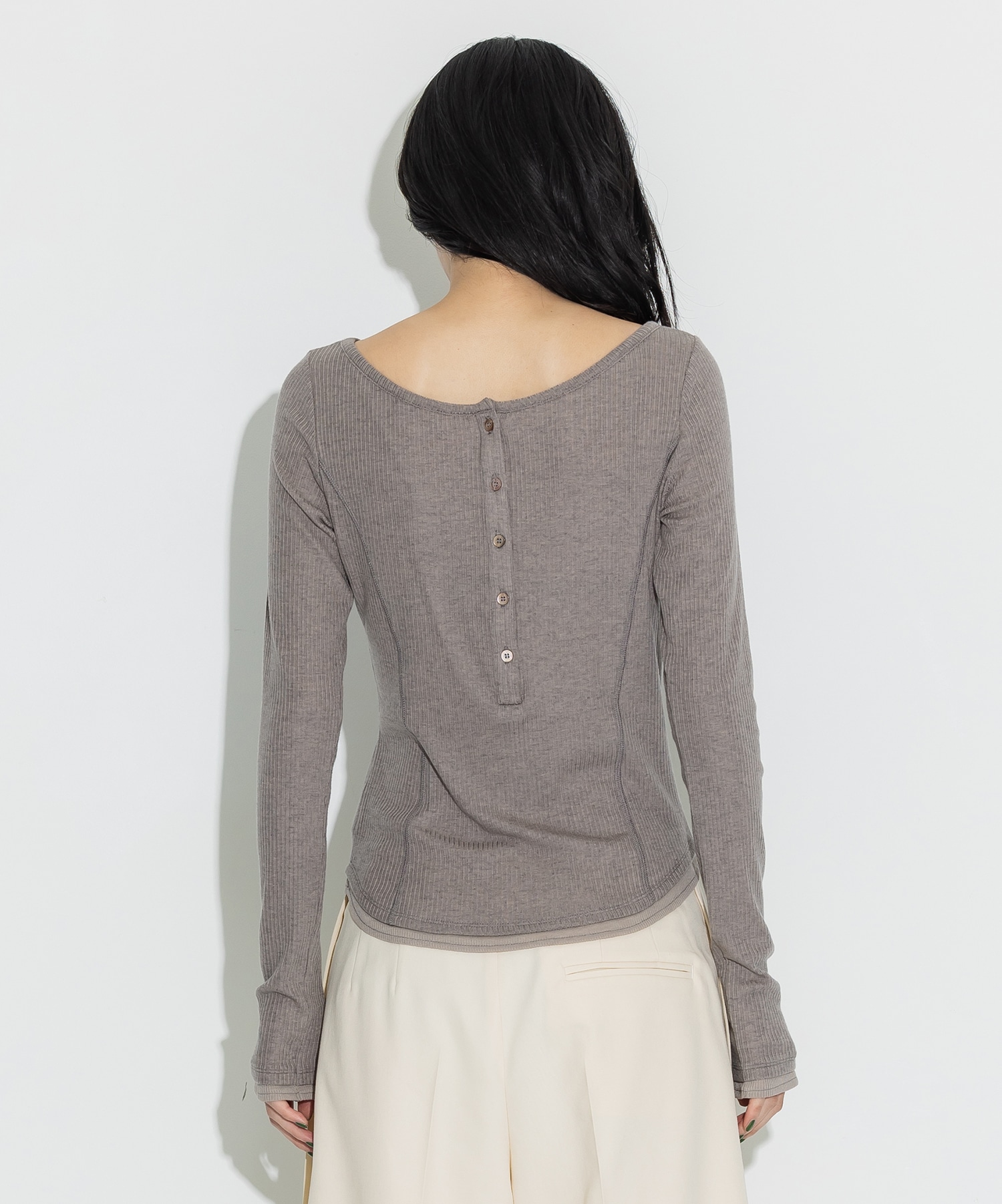 Cashmere Silk Wool Long Tee STUDIOUS